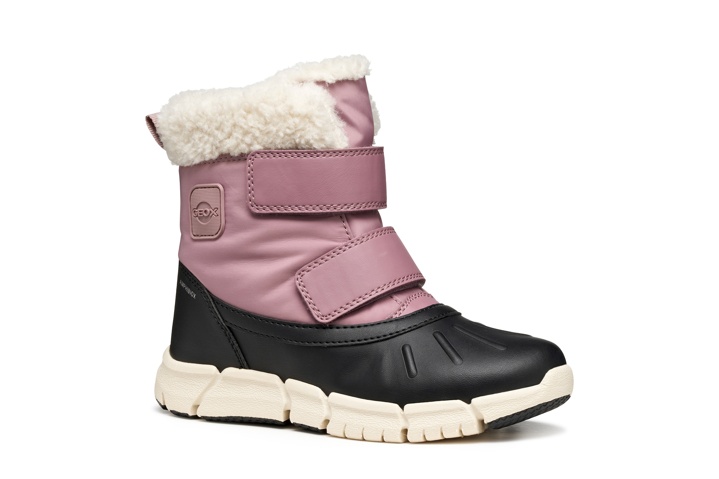 Geox Winterboots »J FLEXYPER GIRL B AB«  Snowboots, Klettstiefel mit Warmfutter, Größenschablone zum Download