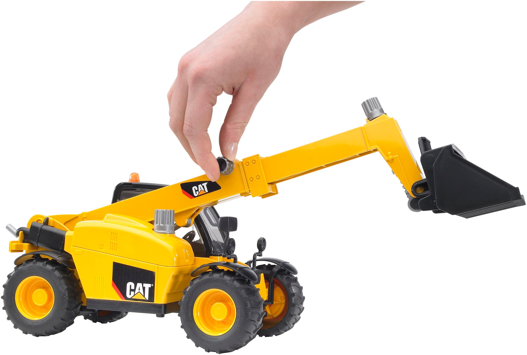Bruder® Spielzeug-Baumaschine »Cat Teleskoplader 33 cm (02141)« Made in Europe