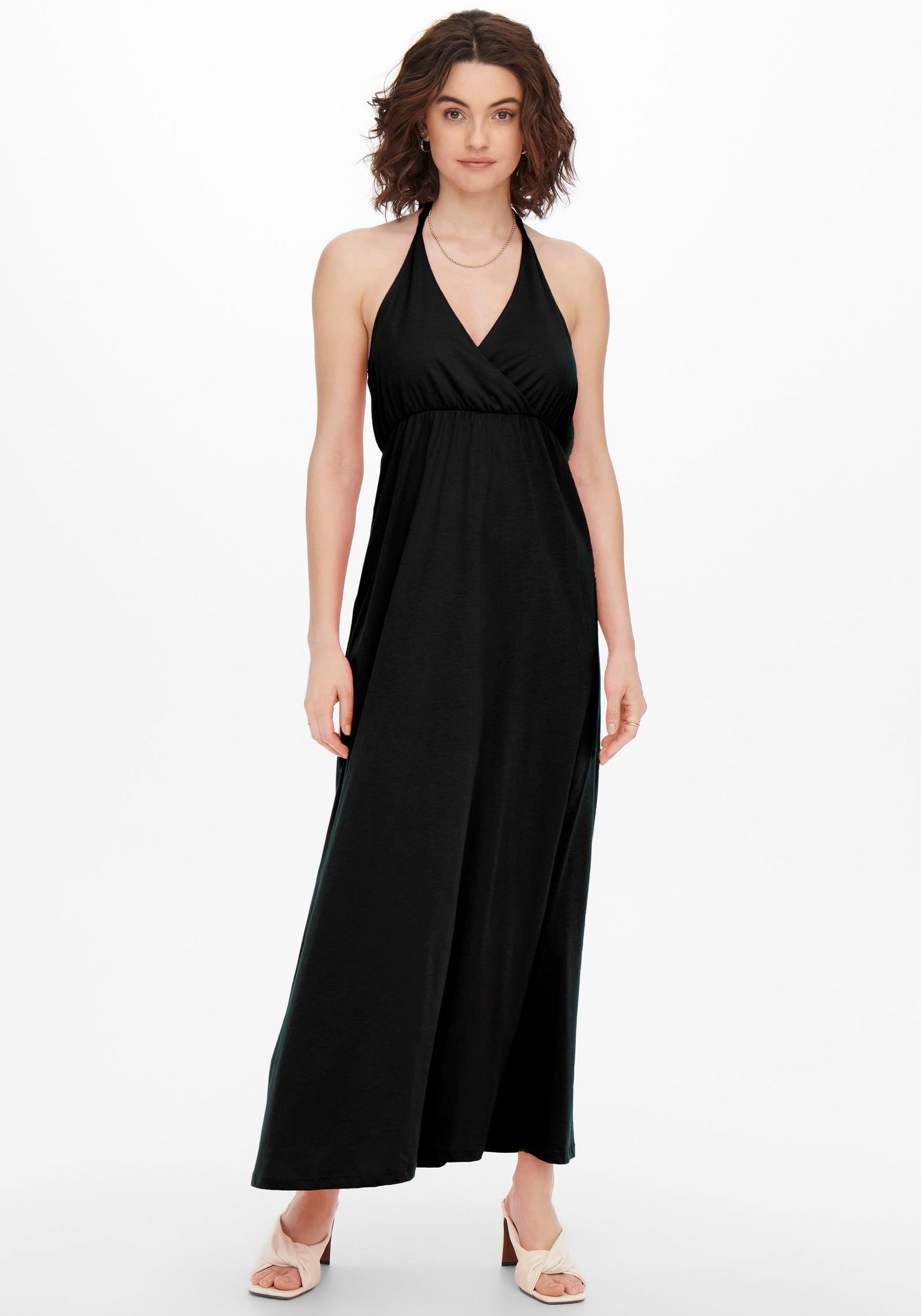 Only Maxikleid »ONLMAY S/L HALTERNECK DRESS JRS«