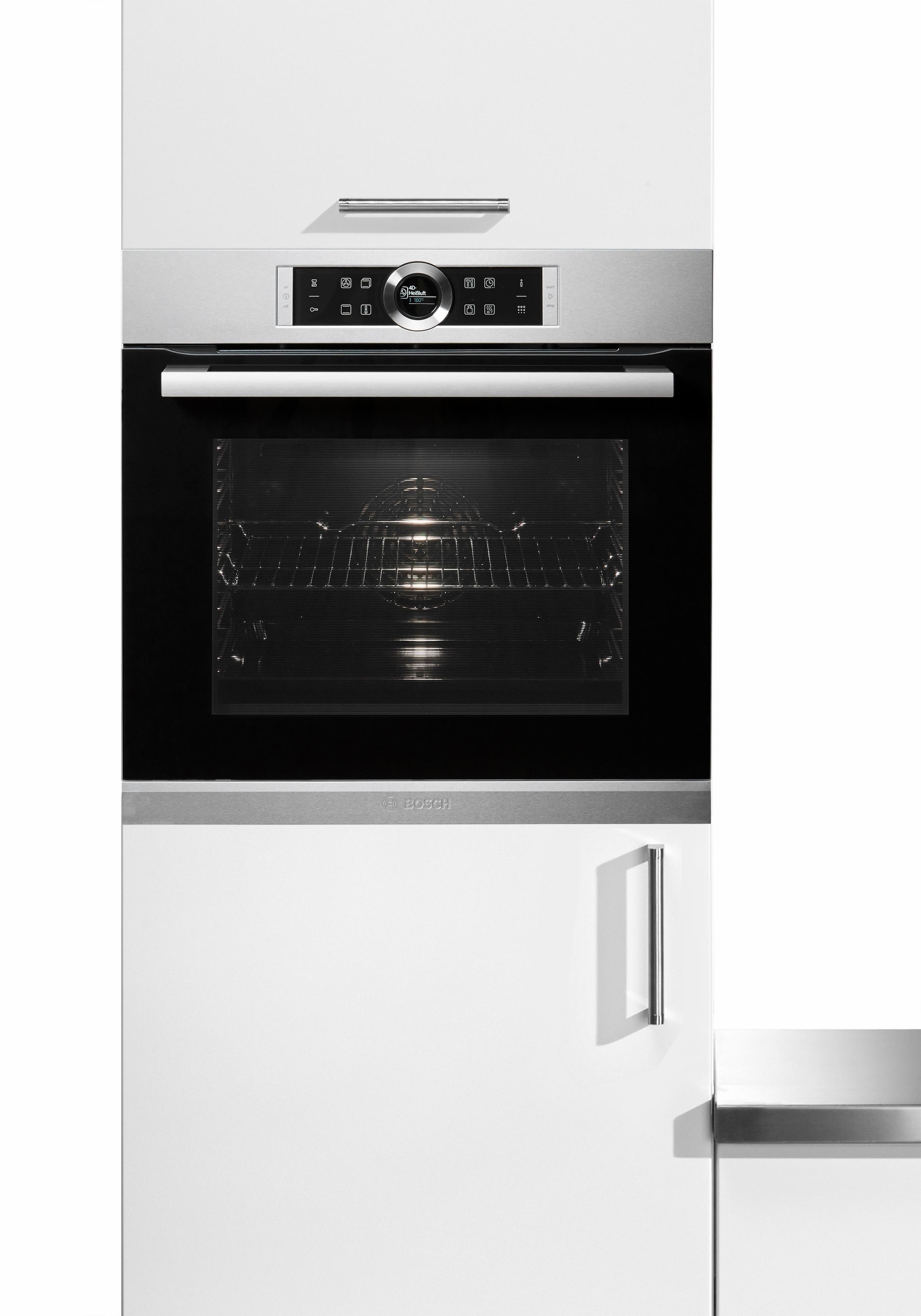 BOSCH Pyrolyse Backofen »HBG675BS1«, Serie 8, mit Teleskopauszug nachrüstbar, Pyrolyse-Selbstreinigung, mit AutoPilot