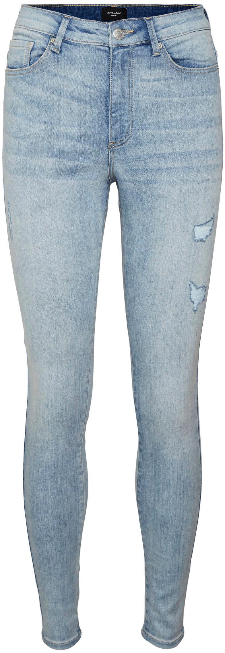 Vero Moda Skinny-fit-Jeans »VMSOPHIA HR SKINNY DESTR J AM314 NOOS«, mit Destroyed Effekt