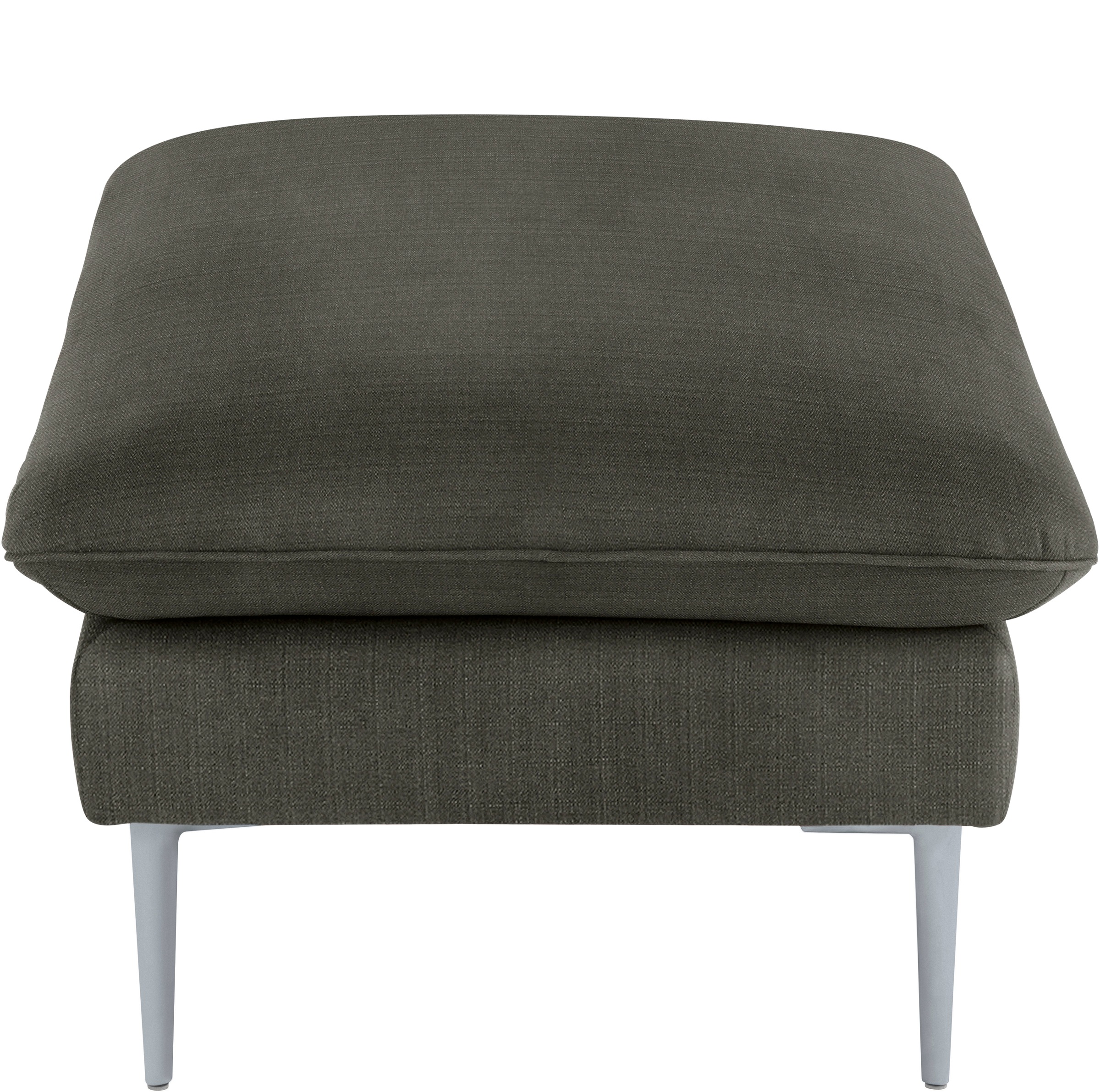 W.SCHILLIG Hocker »enjoy&MORE«, Füße silber matt, Breite 106 cm