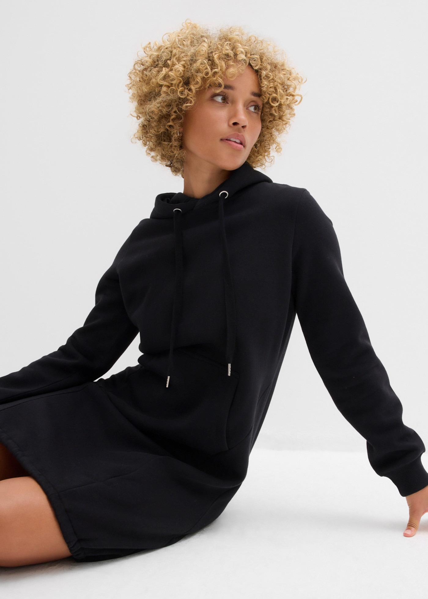 bonprix Sweatkleid Loose Fit, mit Gummizug