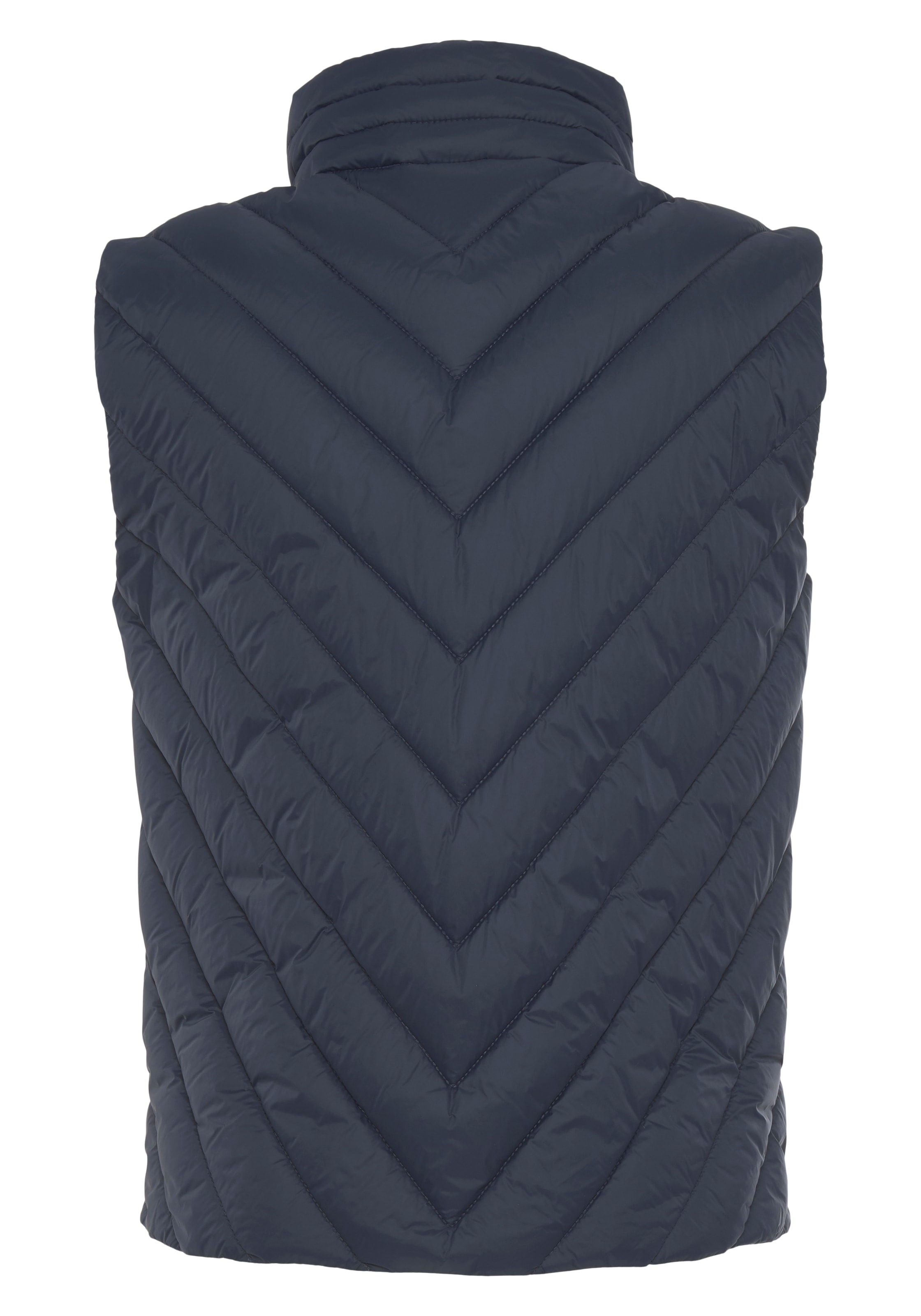 BOSS ORANGE Steppweste »Marlene High Rise, High Waist Premium Damenmode«, mit dezentem Logo auf der Brust