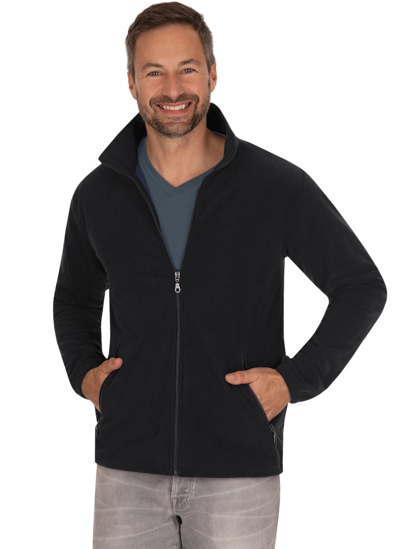 Trigema Fleecejacke »TRIGEMA Fleecejacke«, (1 St.)