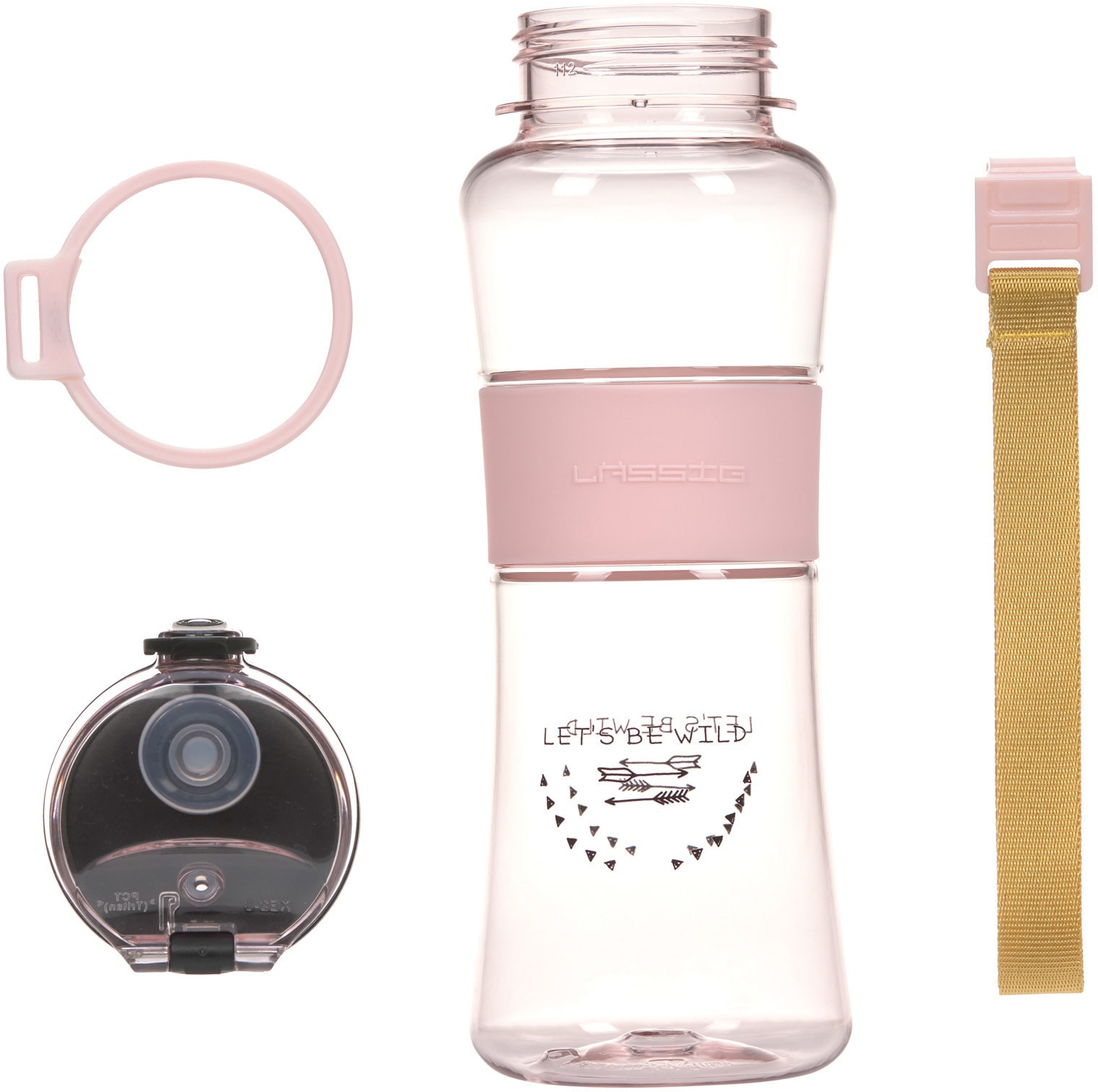 LÄSSIG Trinkflasche »Adventure, rose«