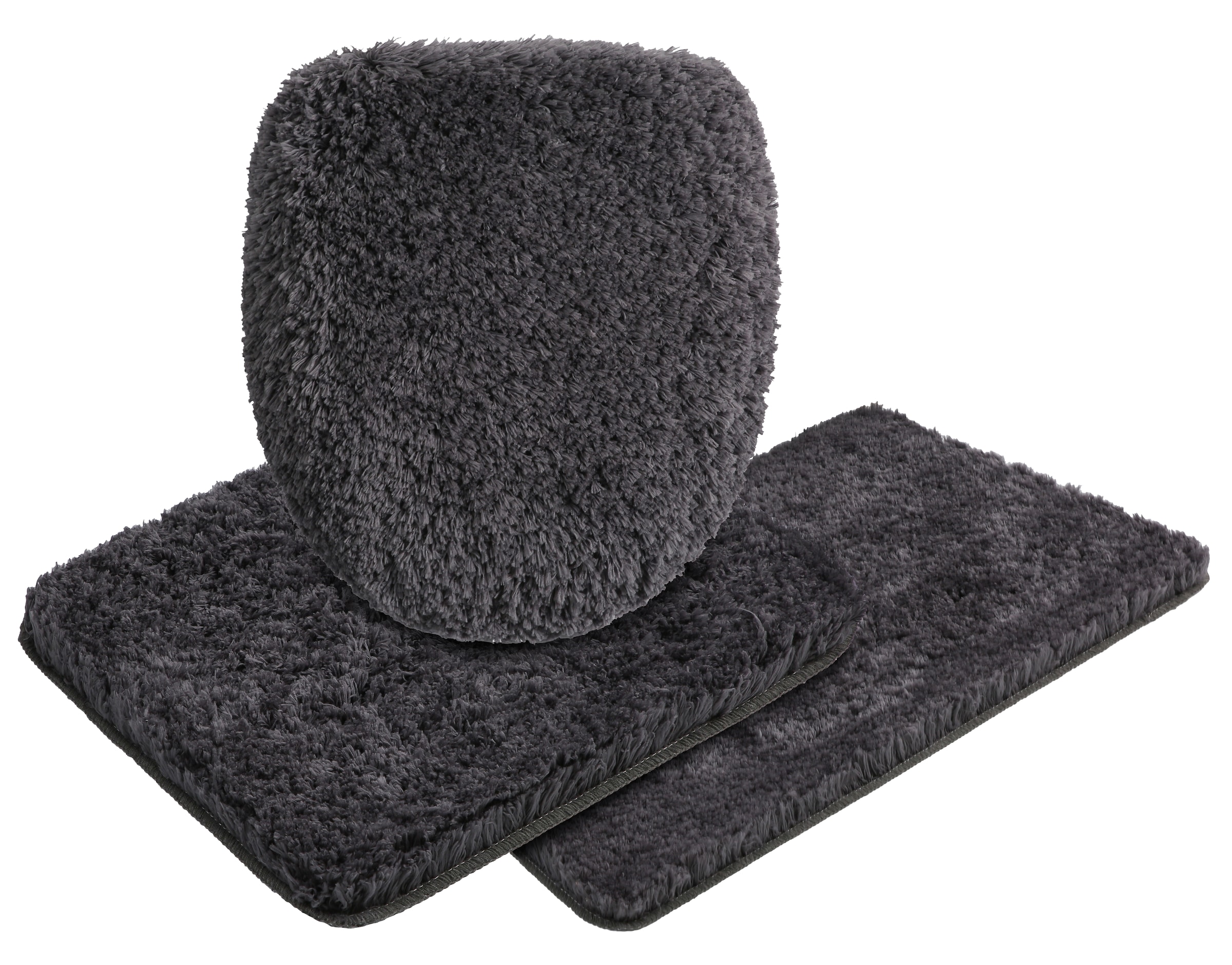 Guido Maria Kretschmer Home&Living Badematte »Micro exclusiv, Badvorleger, Badezimmer Teppich«, rutschhemmend beschichtet, strapazierfähig-schnell trocknend-fußbodenheizungsgeeignet, Badteppich, Badematten auch als 3 teiliges Set & rund erhältlich