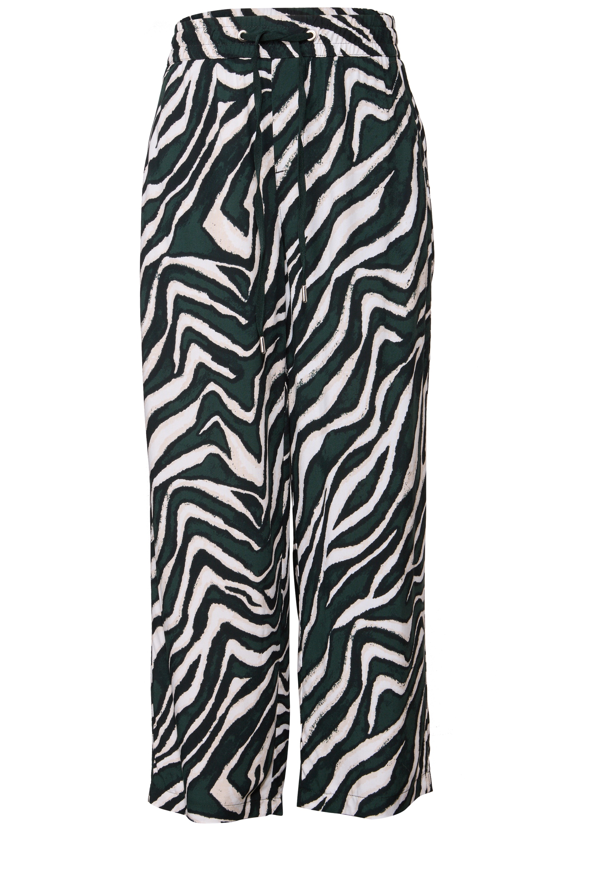 STREET ONE Stoffhose »Style Emee«, Sommerhose mit elastischem Bund und Tunnelzug, mit grafischem Muster