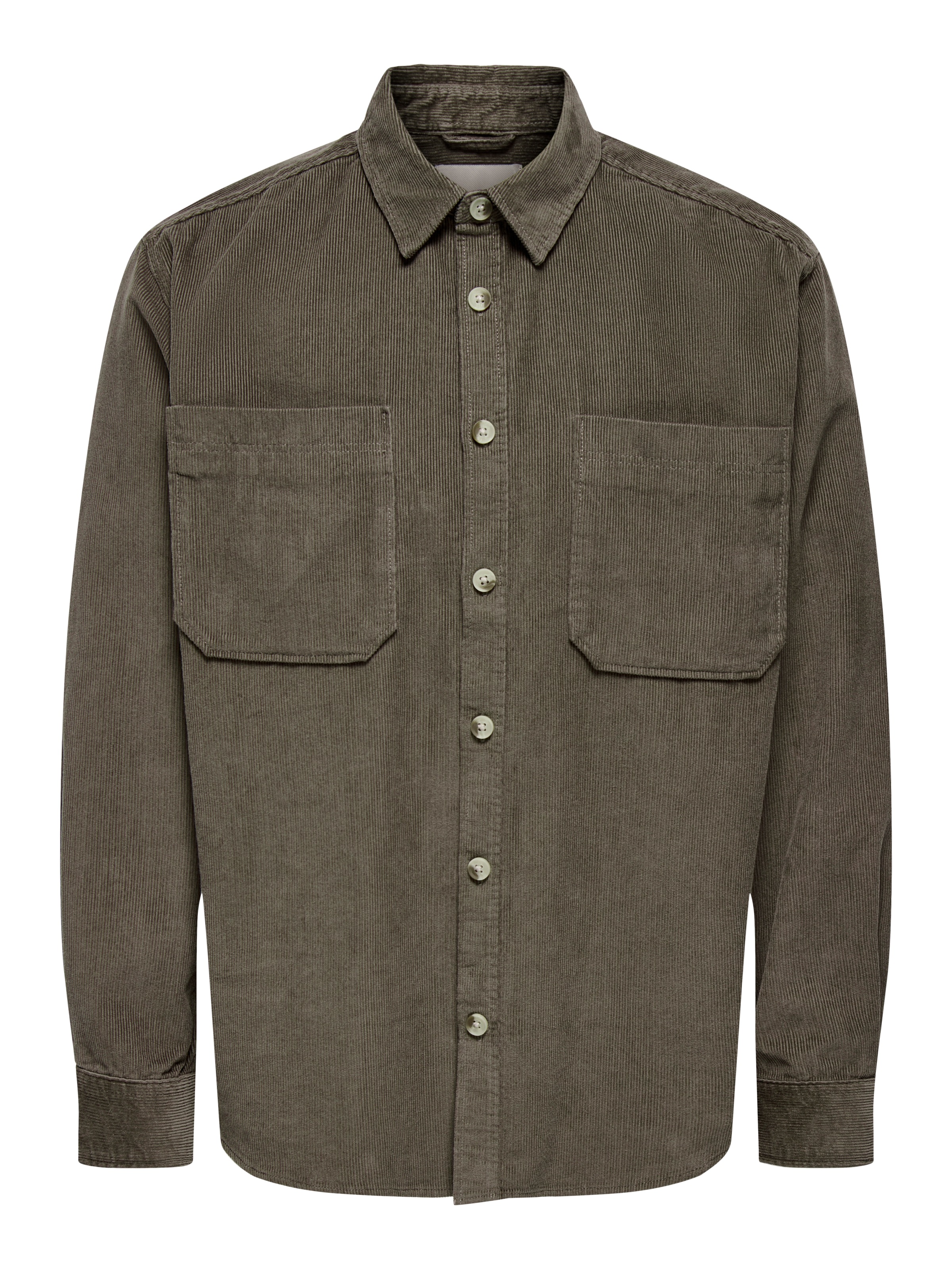 ONLY & SONS Langarmhemd »OS ONSALP RLX 2PKT WASHD COR«