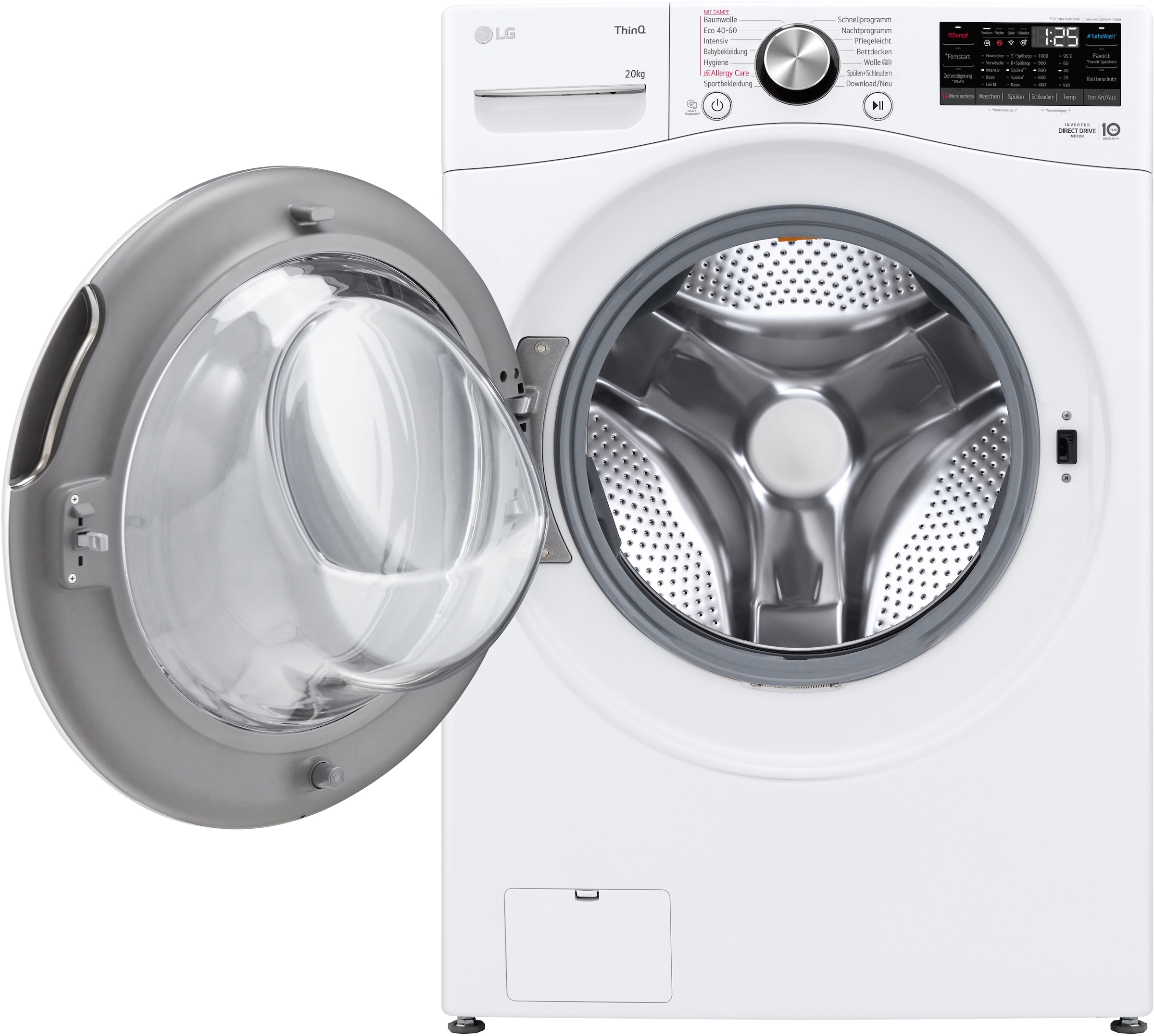 LG Waschmaschine Big Capacity »F0WVT202«, 20 kg, 1000 U/min