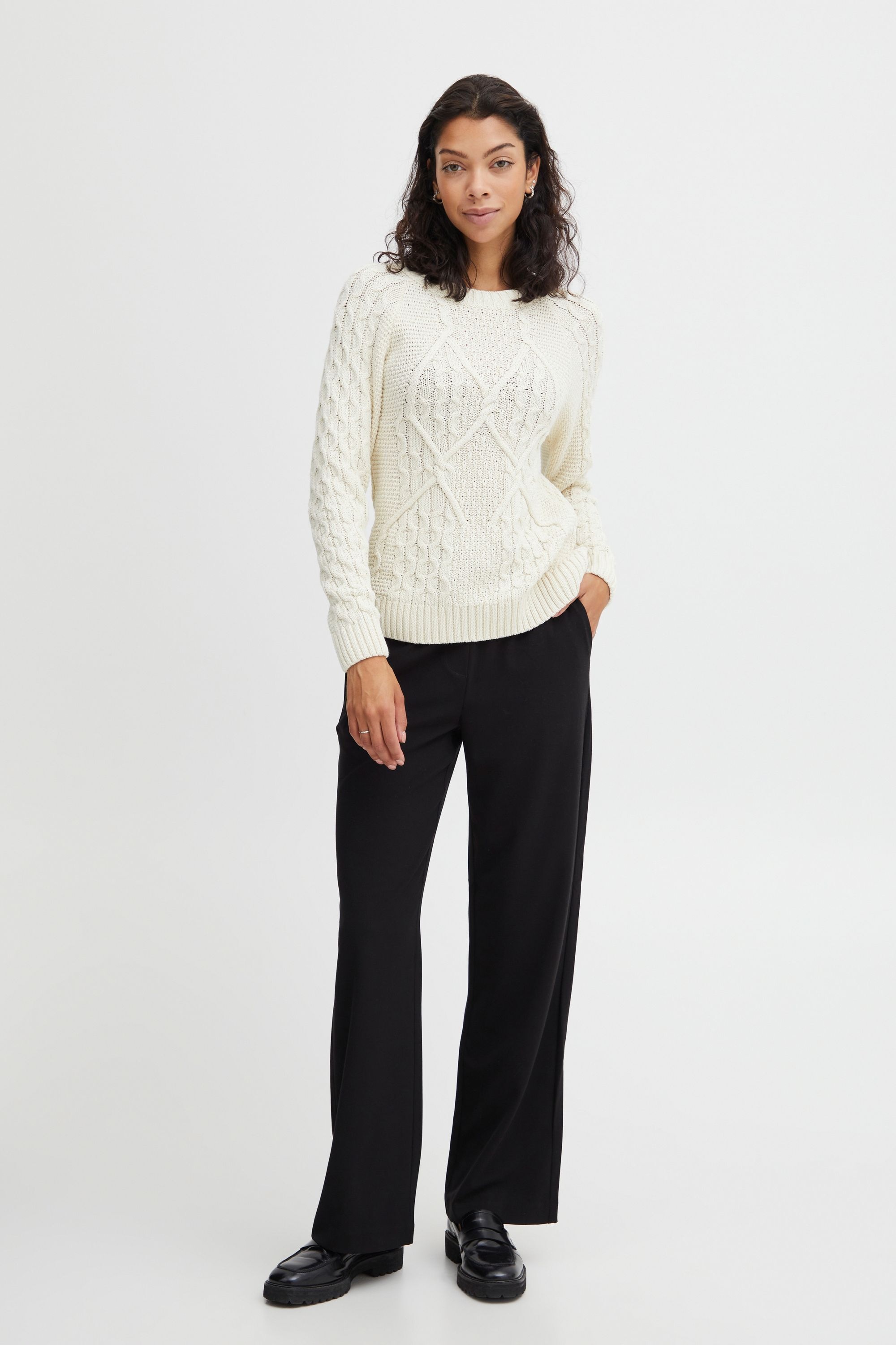 b.young Strickfleece-Pullover »Strickpullover BYOlgi«
