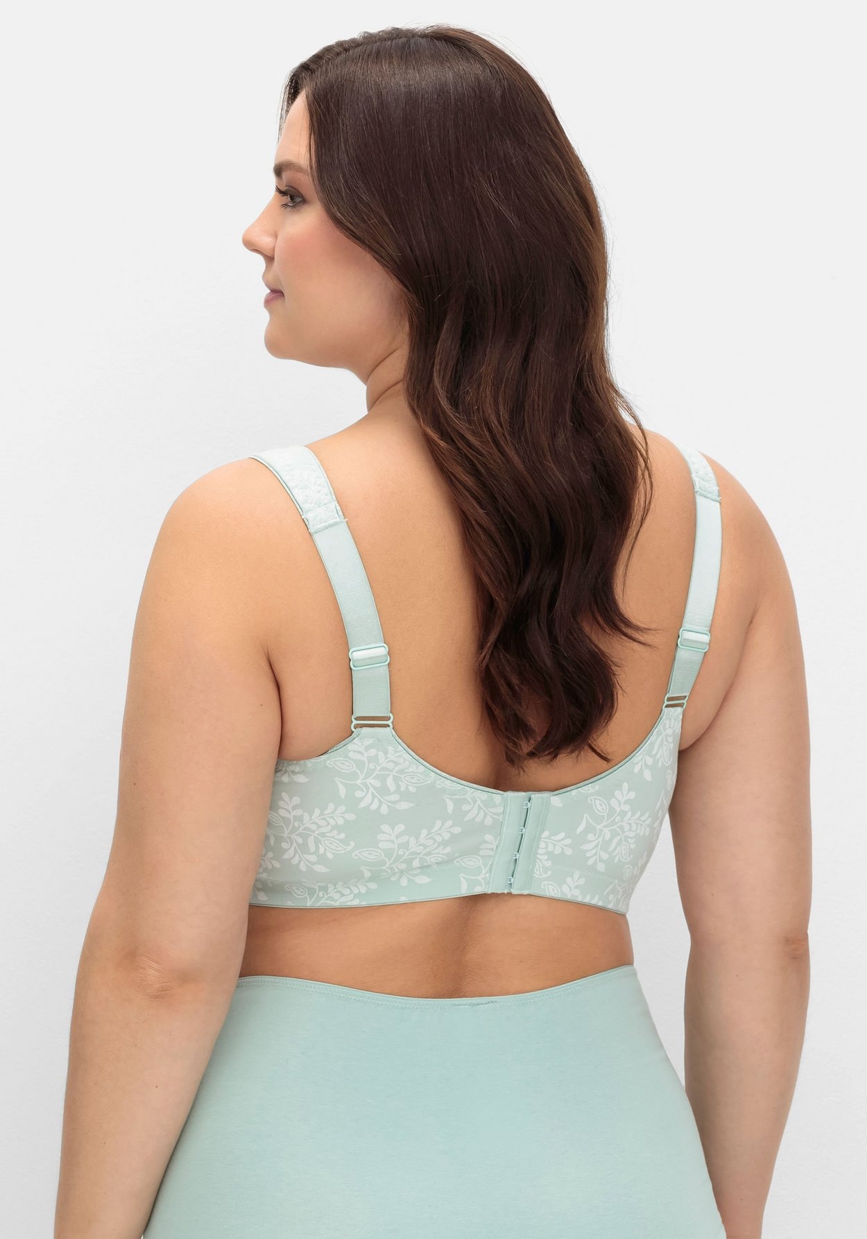 Sheego Entlastungs-BH »Entlastungs-BHs ohne Bügel, als 2er Pack in floral und uni«