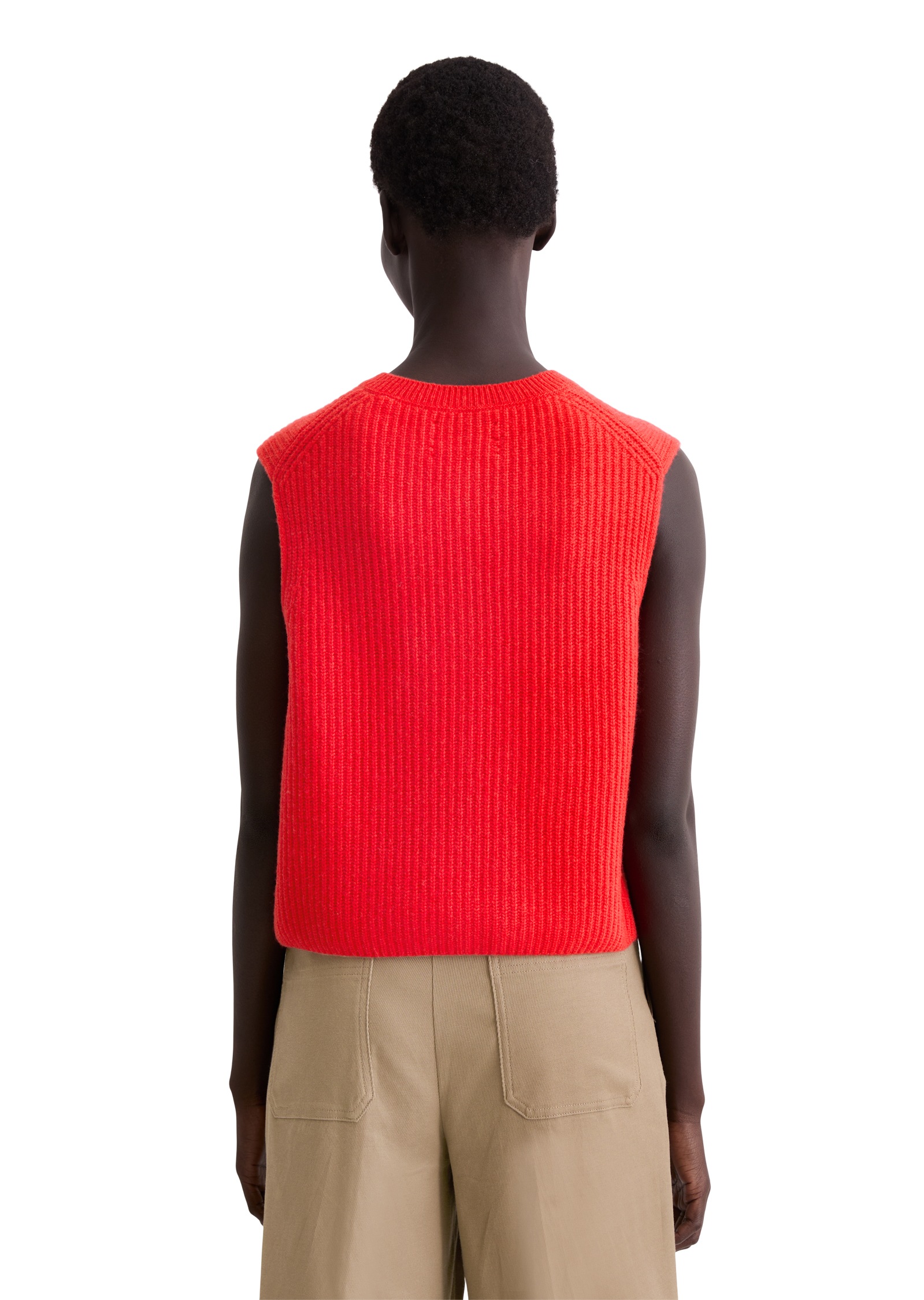 Marc O'Polo Strickweste slim fit, aus weichem Wolle-Mix
