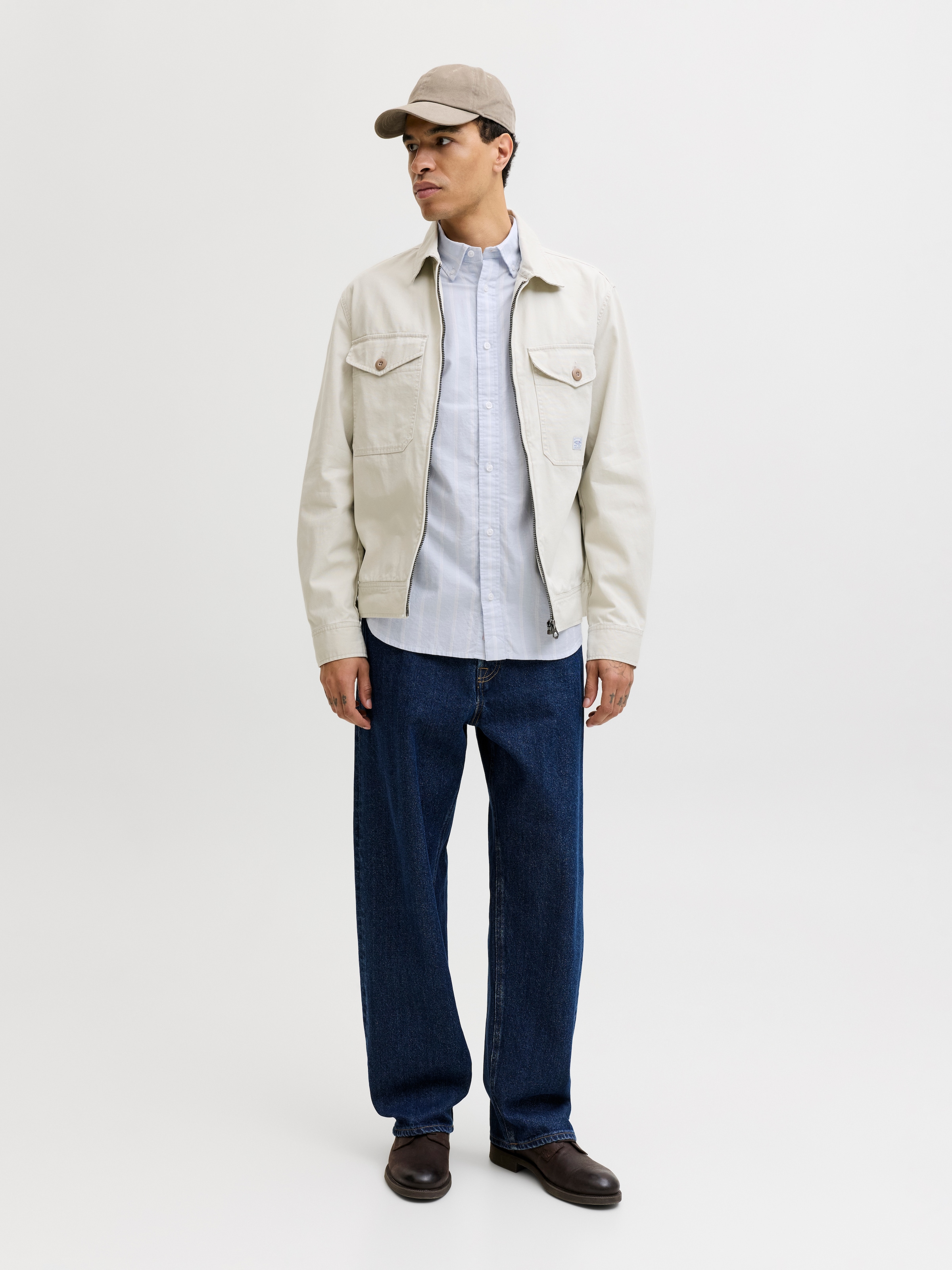 Jack & Jones Langarmhemd »JPRBLUHARVEY OXFORD L/S SHIRT SN« Baumwolle, regular fit