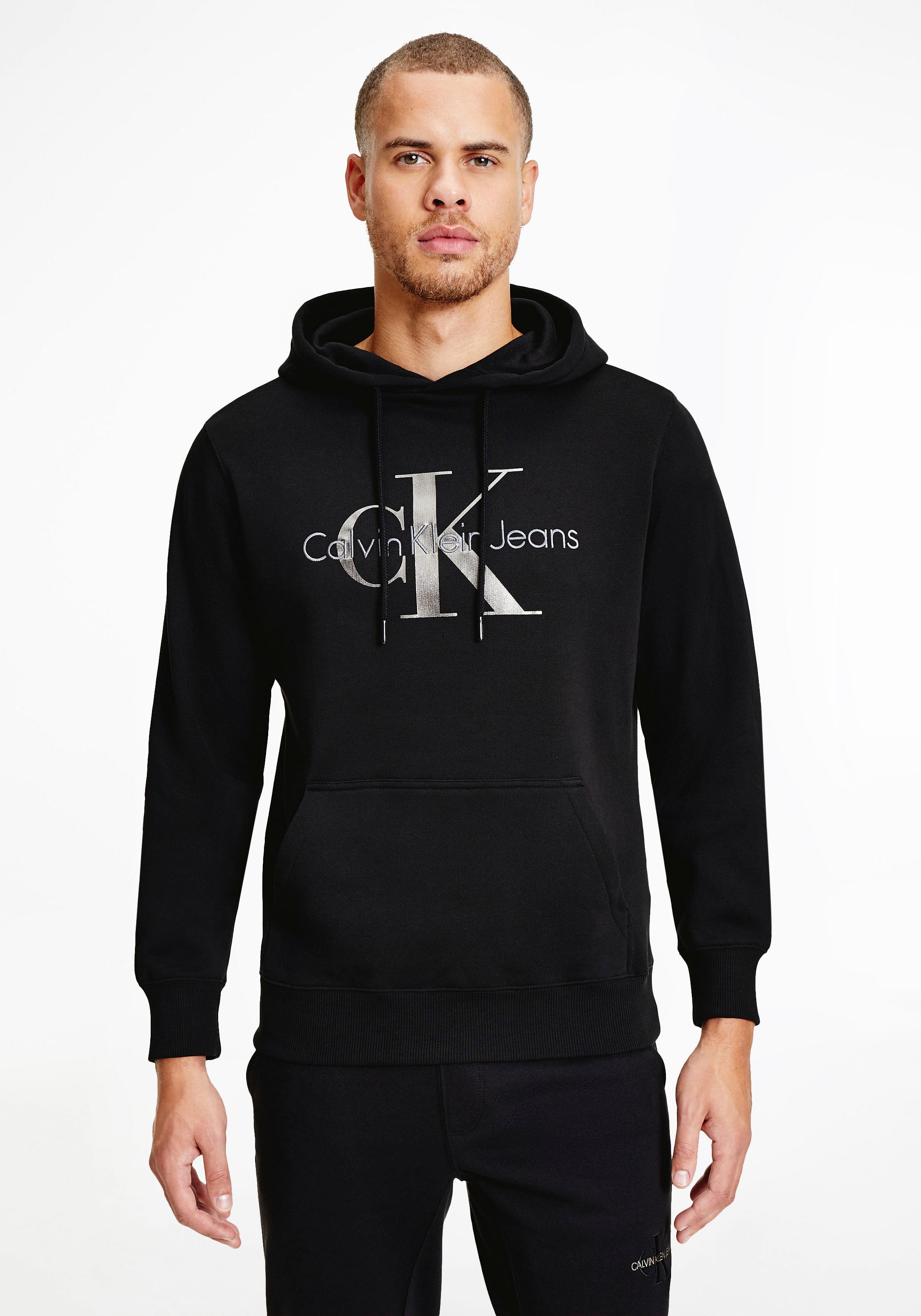 Calvin Klein Jeans Kapuzensweatshirt »SEASONAL MONOGRAM REGULAR HOODIE«