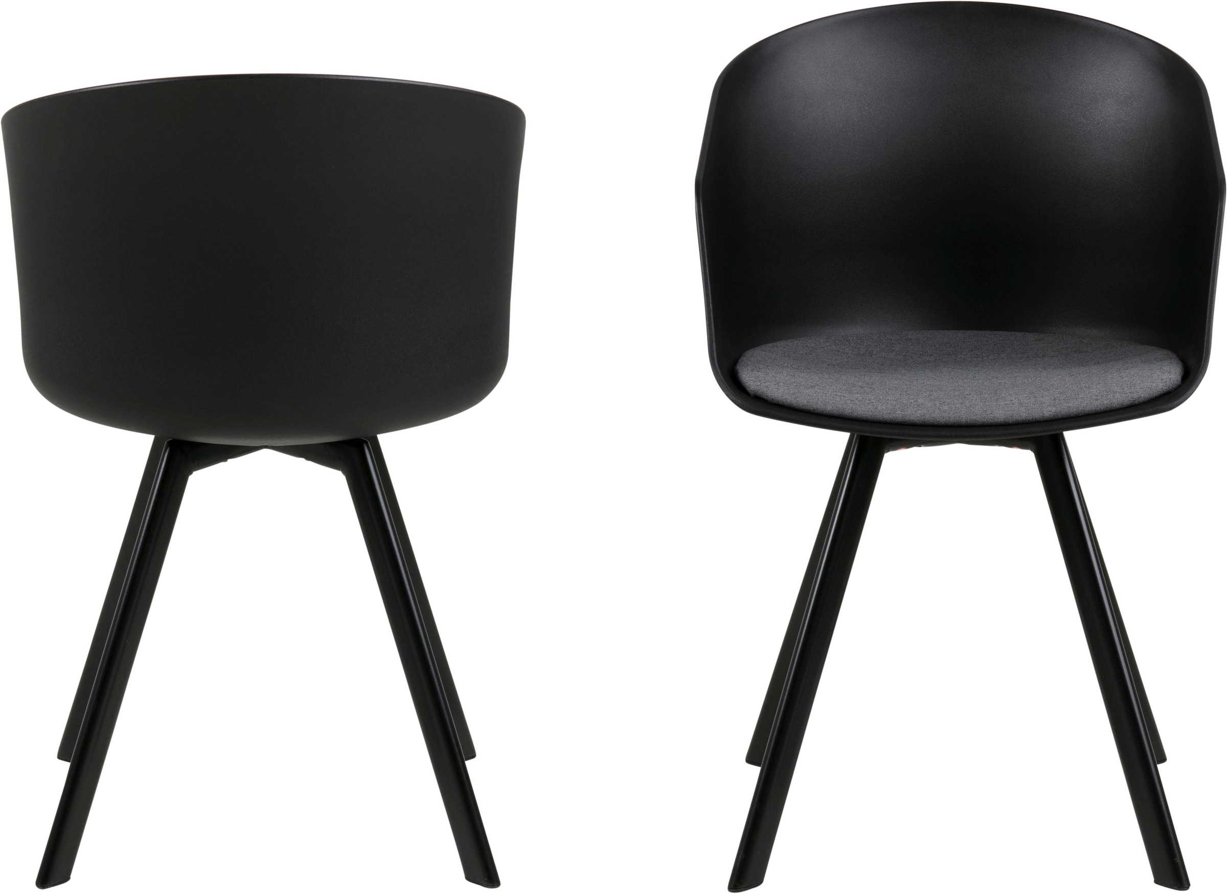 ACTONA GROUP Schalenstuhl »Maik«, (Set), 2 St., mit Metallbeinen und einem  Sitzkissen aus Webstoff, Sitzhöhe 46 cm bestellen im OTTO Online Shop | Stühle