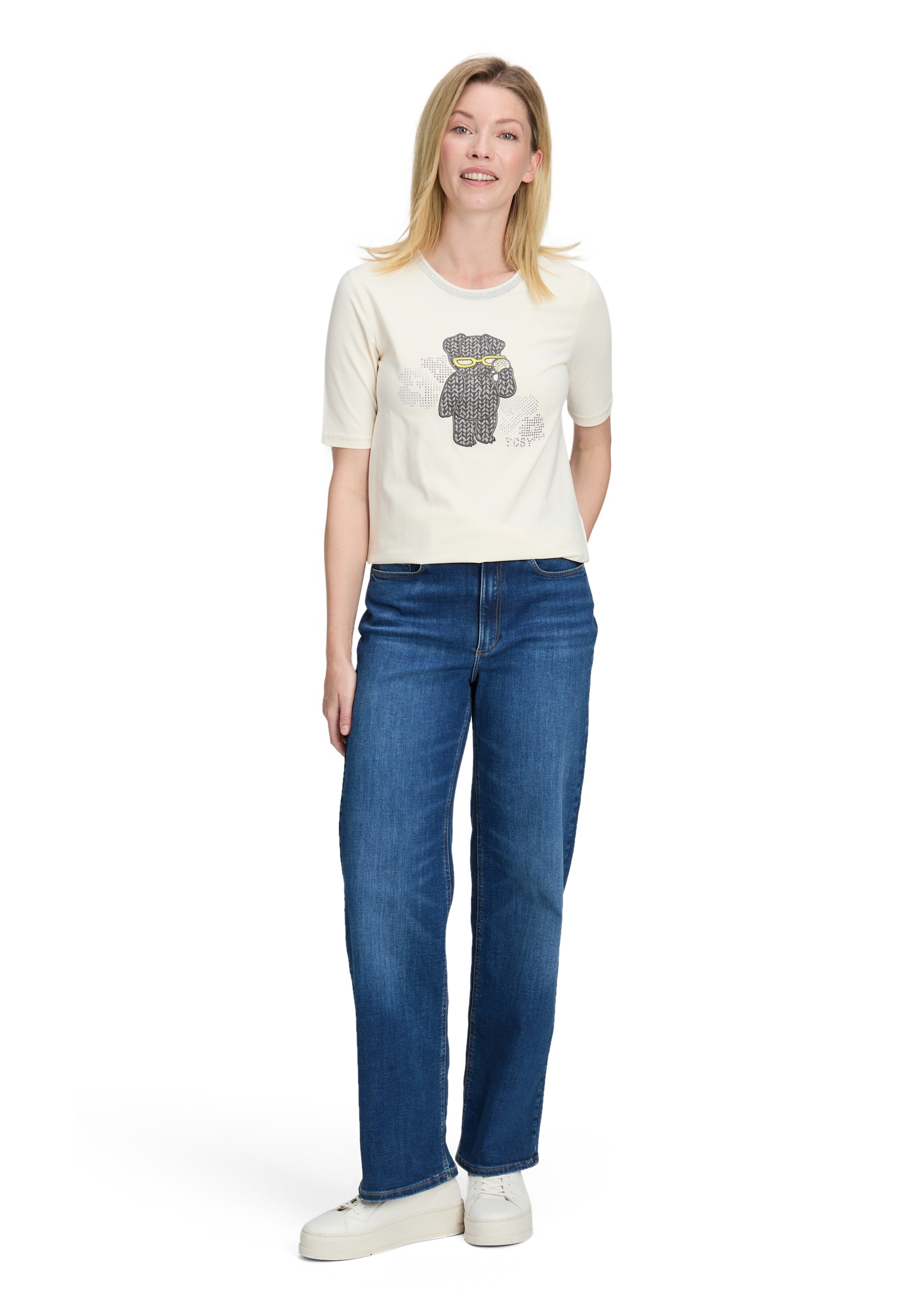 Betty Barclay Langarmshirt »Basic Shirt mit Applikation«