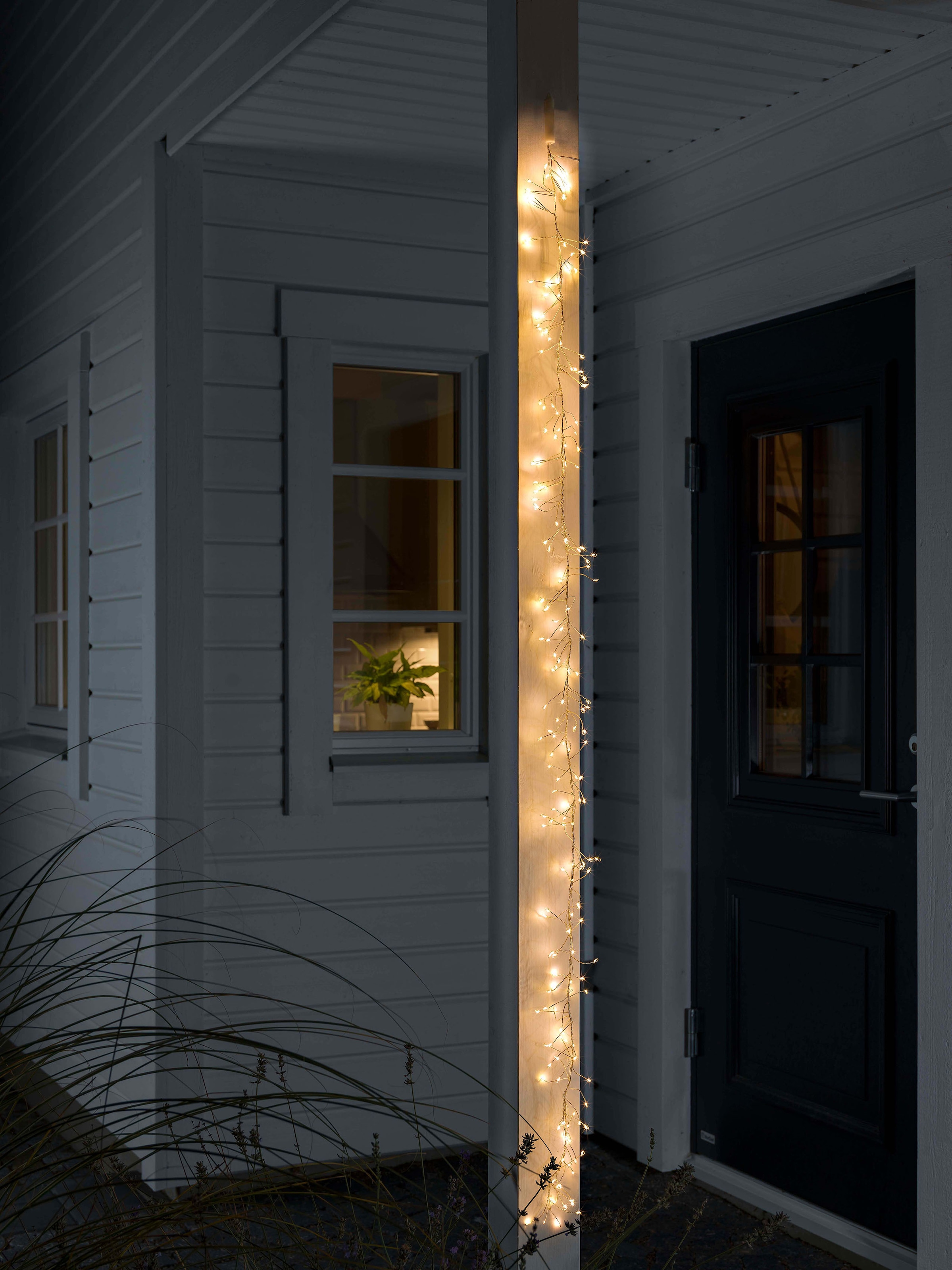 KONSTSMIDE LED-Lichterkette »Weihnachtsdeko aussen«, 200 St.-flammig, Micro  LED Büschellichterkette Cluster, mit Aufroller, 200 Dioden online bei OTTO