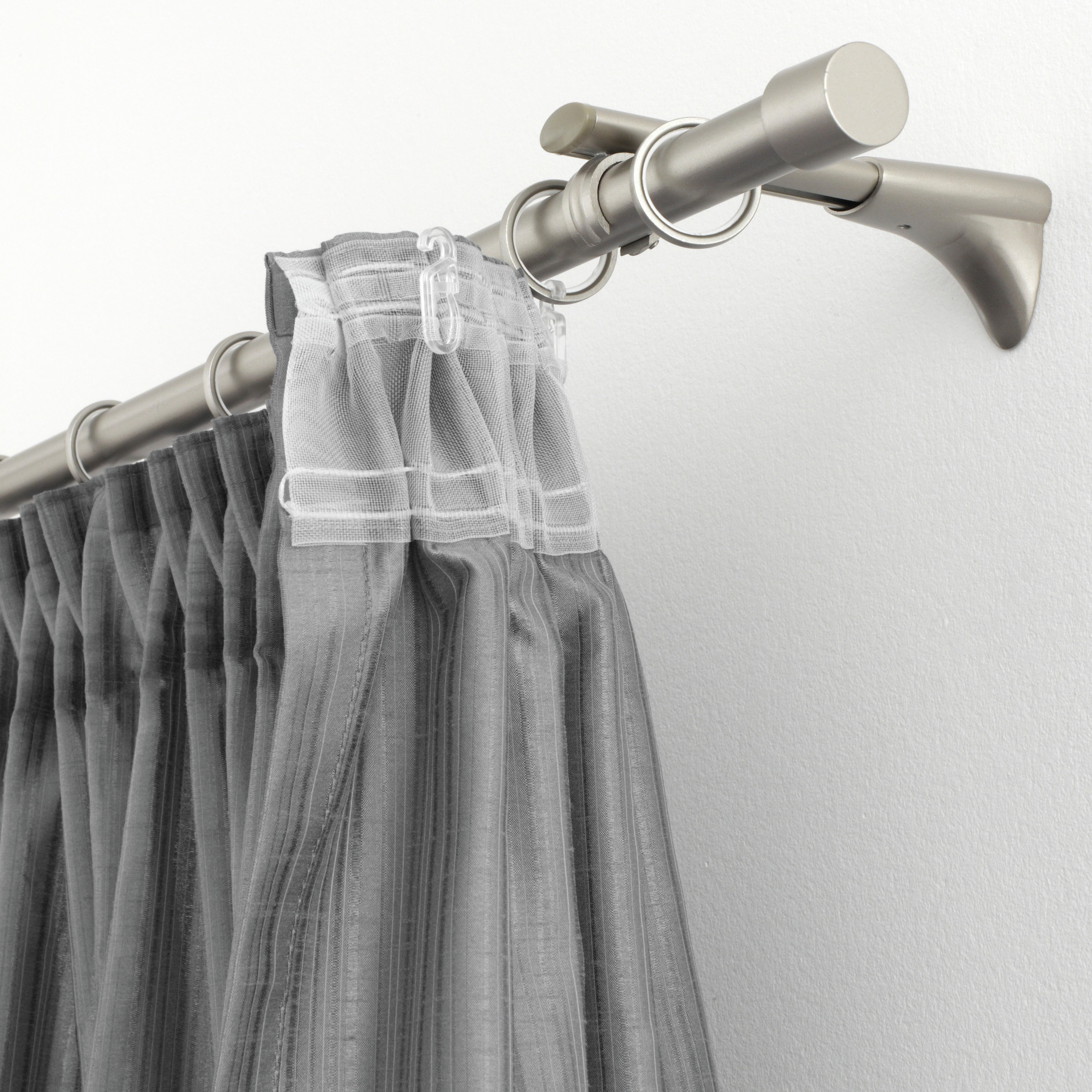 GARDINIA Faltenclip Serie Einzelprogramm Memphis Ø 16 mm