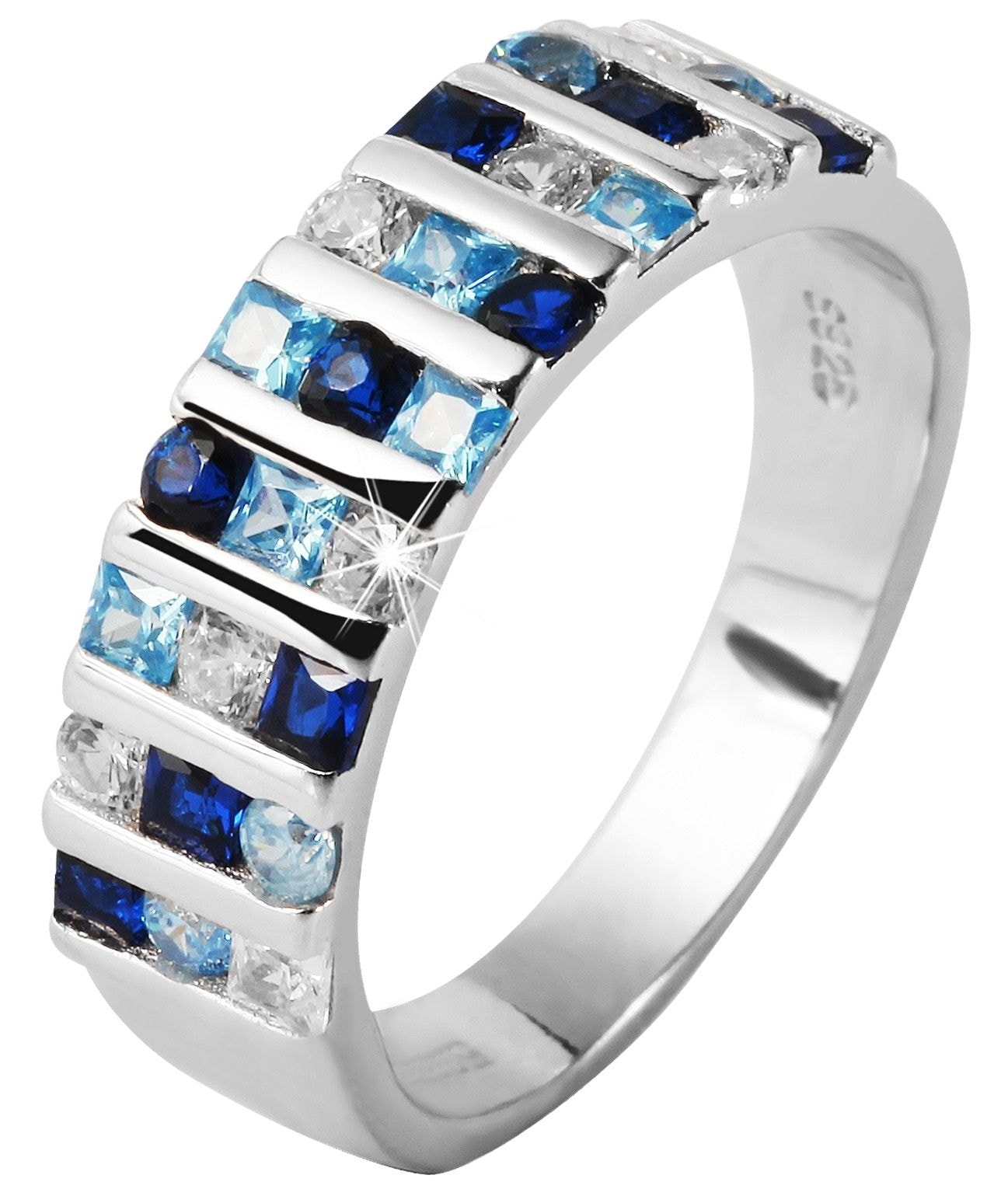Adelia´s Fingerring »Damen Ring aus 925 Silber mit Zirkonia«