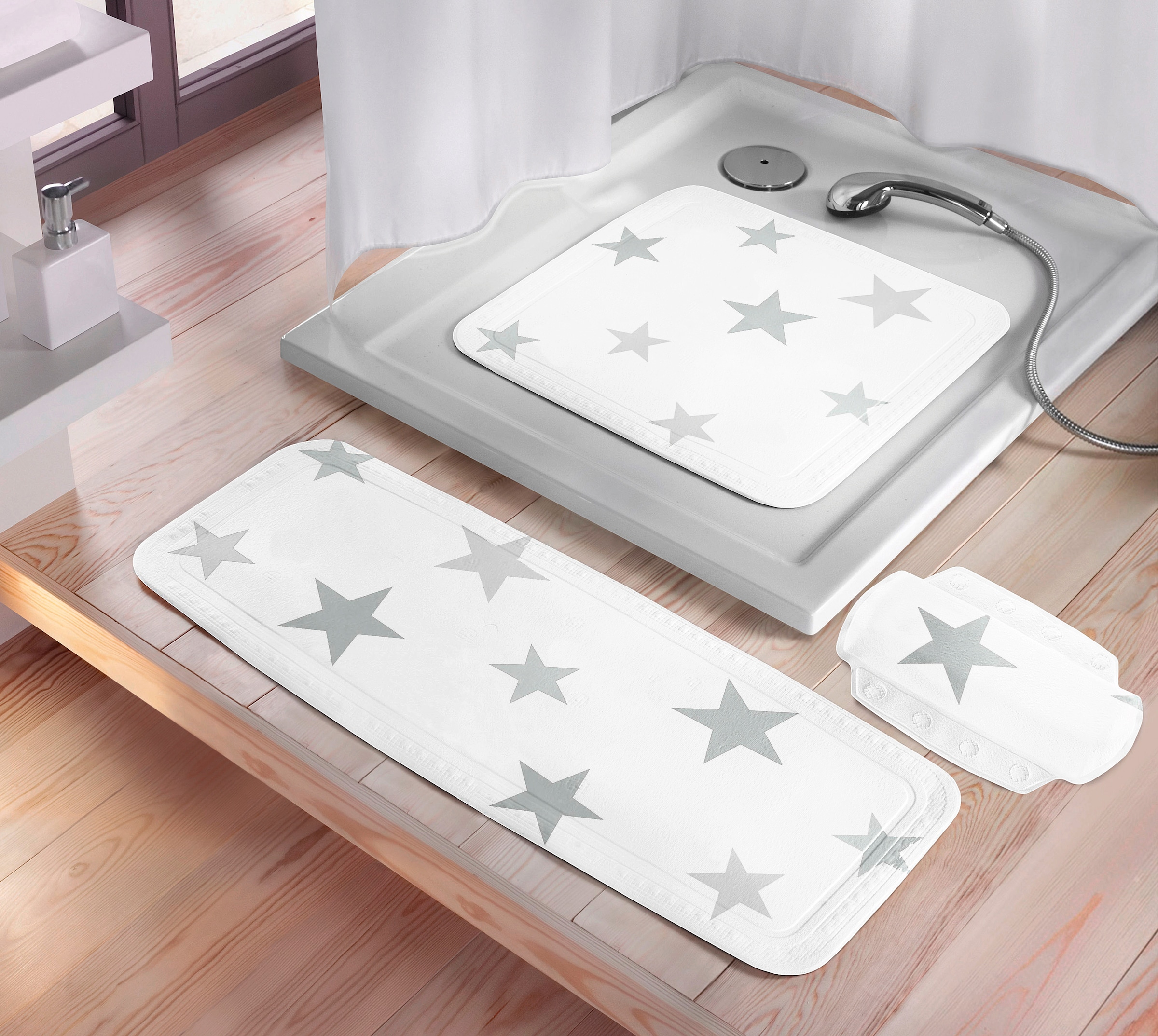 Kleine Wolke Duscheinlage »Stars« BxL: 55x55 cm