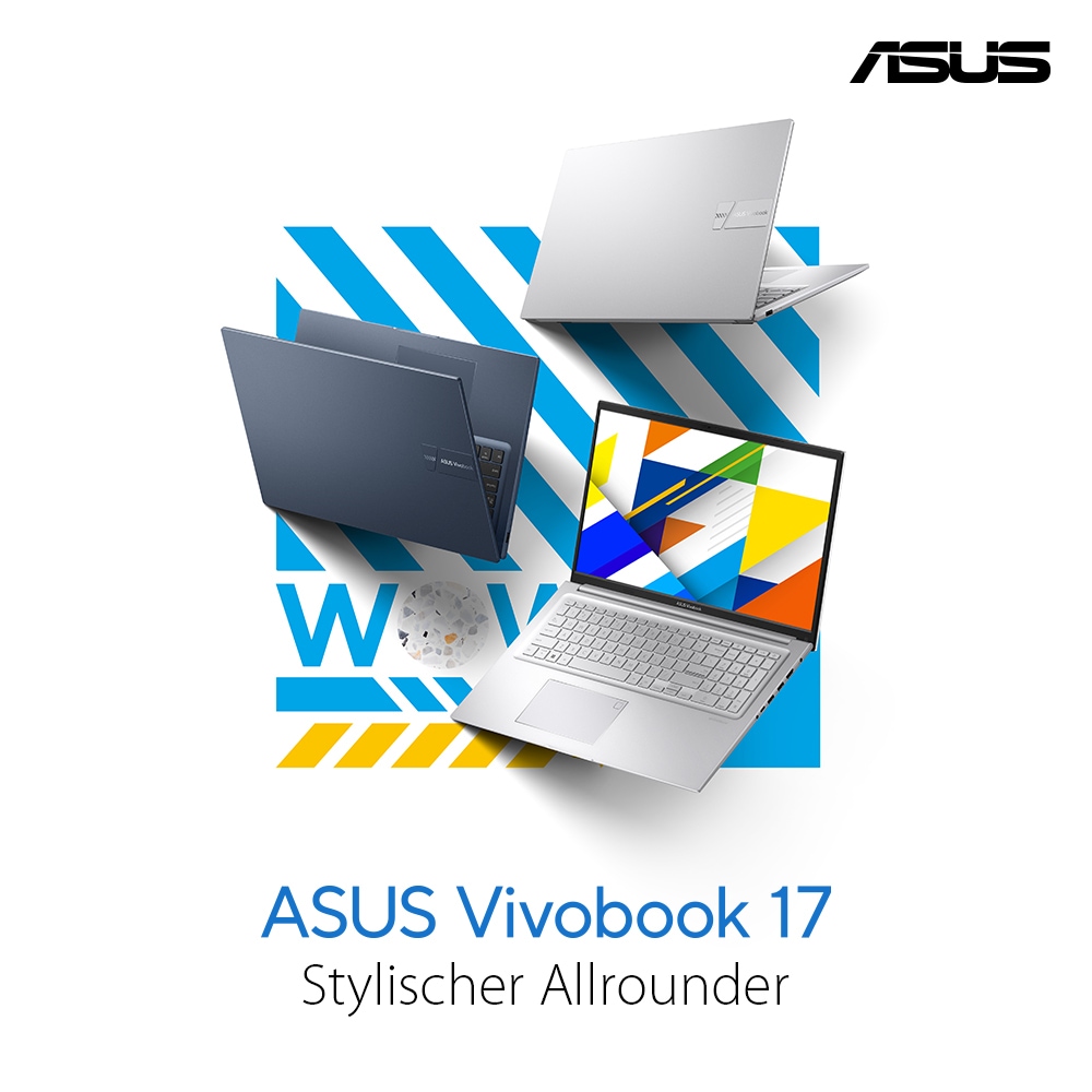 Asus Notebook »VivoBook 17 C7-150U 16 1TB X1704VA-AU918W« 43,9 cm / 17,3 Intel Core i7 Intel Graphics 1.000 GB SSD