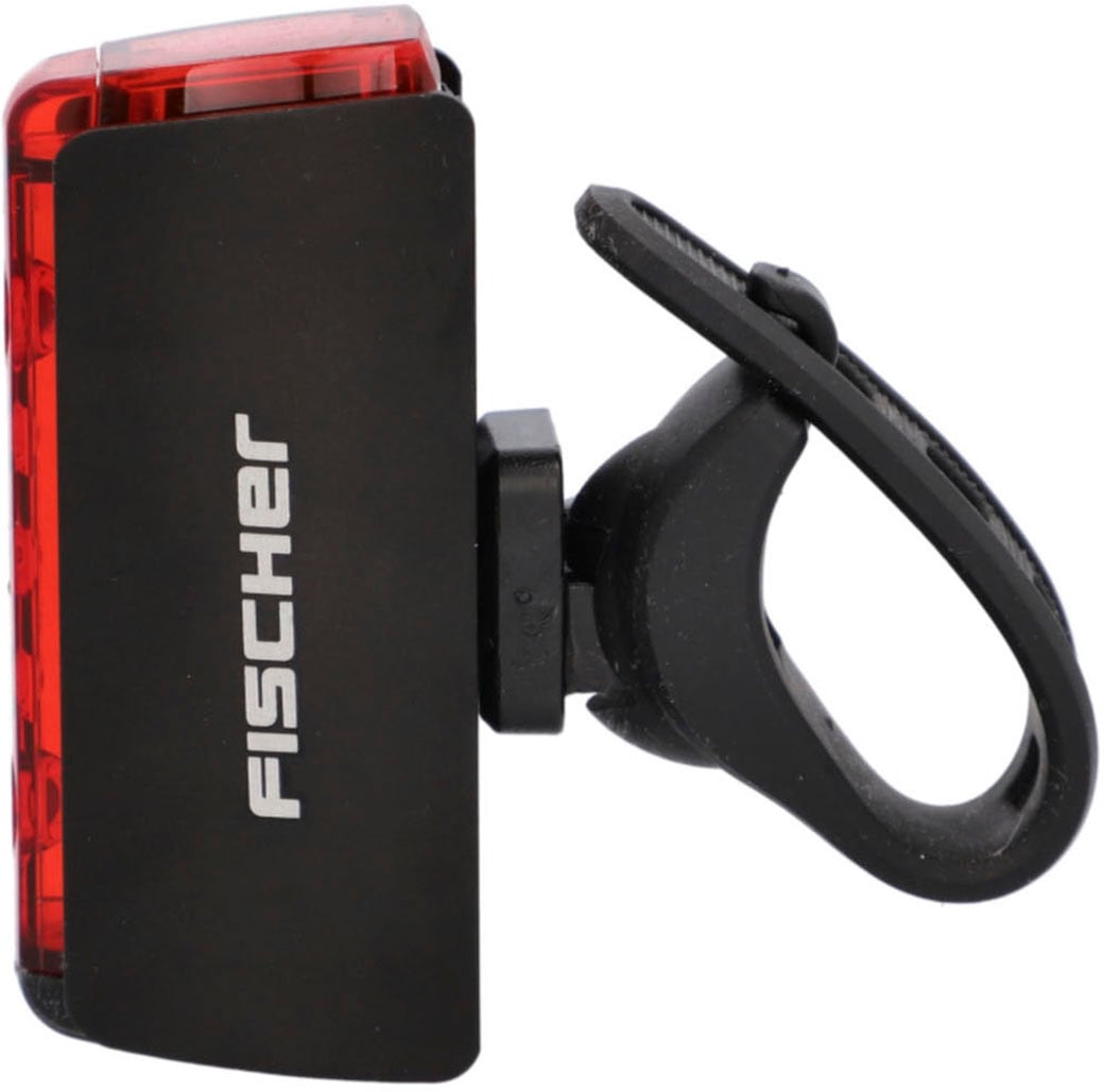 FISCHER Fahrrad Fahrrad-Rücklicht »Display Akku Rücklicht TWIN STOP«