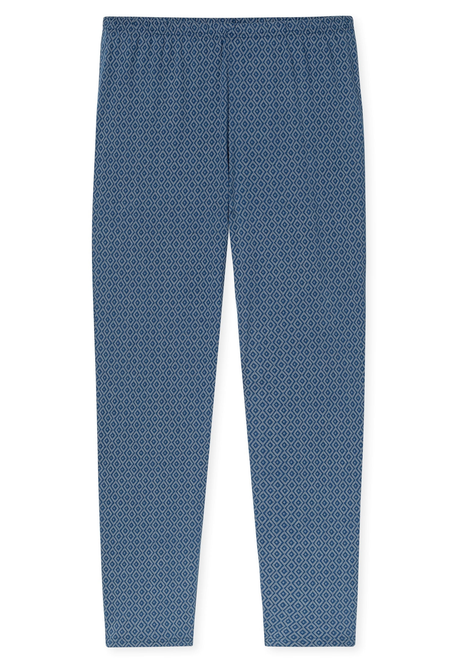 Schiesser Schlafanzug »Casual Essentials« 2 mit unifarbenem Langarmshirt mit rundem Halsausschnitt