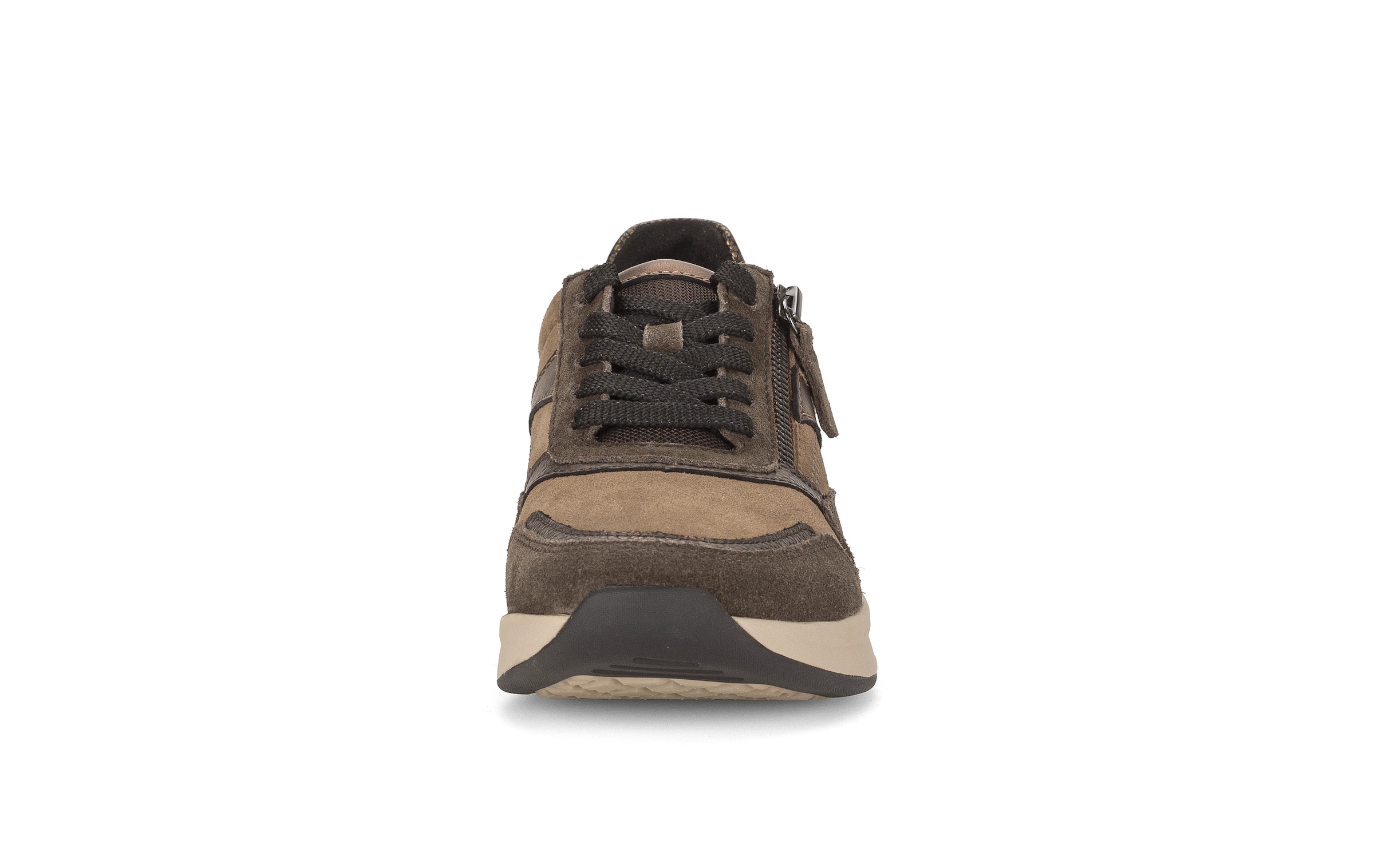 rollingsoft Keilsneaker  Schnürschuh, Freizeitschuh, Halbschuh mit Kontrastbesätzen