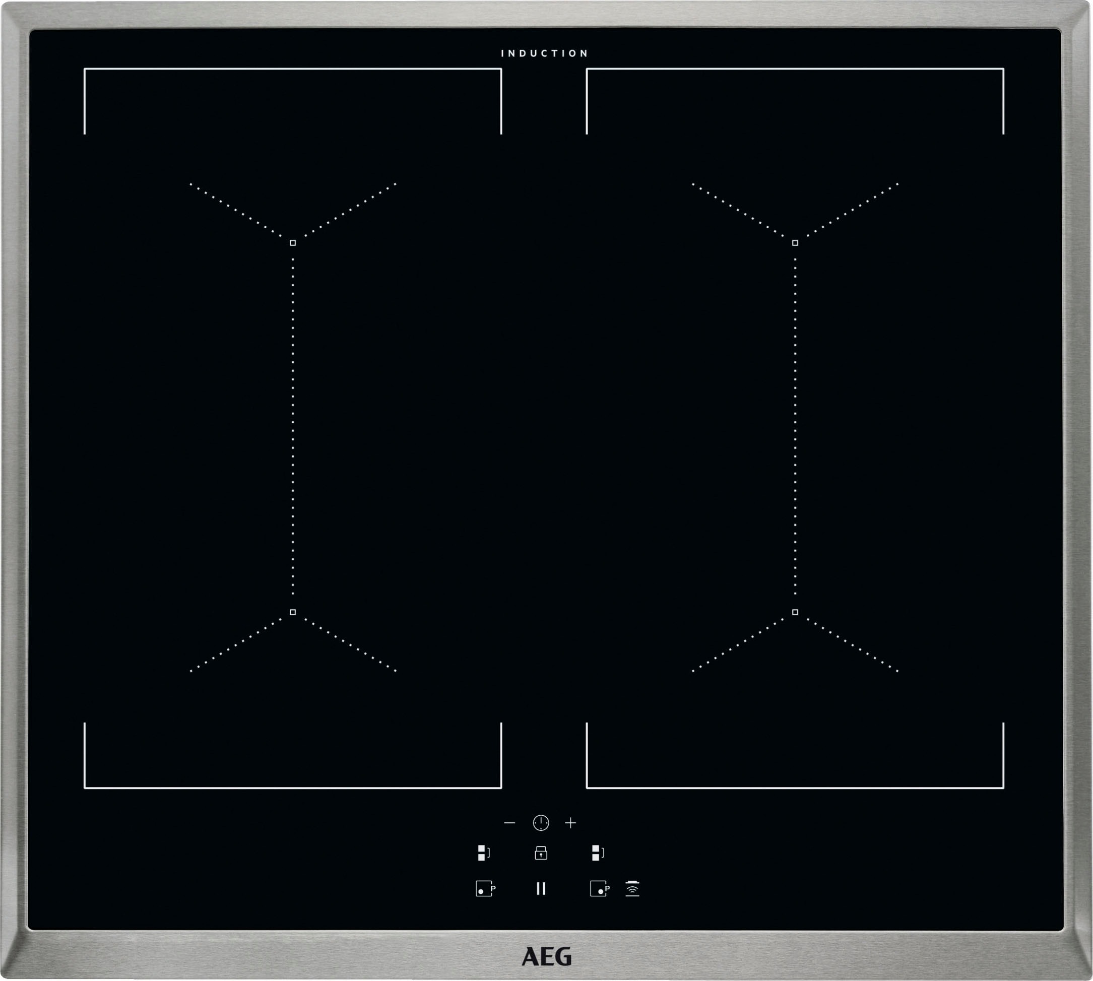 AEG Induktions Herd-Set »EPE55526BM 940321398«, Pyrolyse-Selbstreinigung