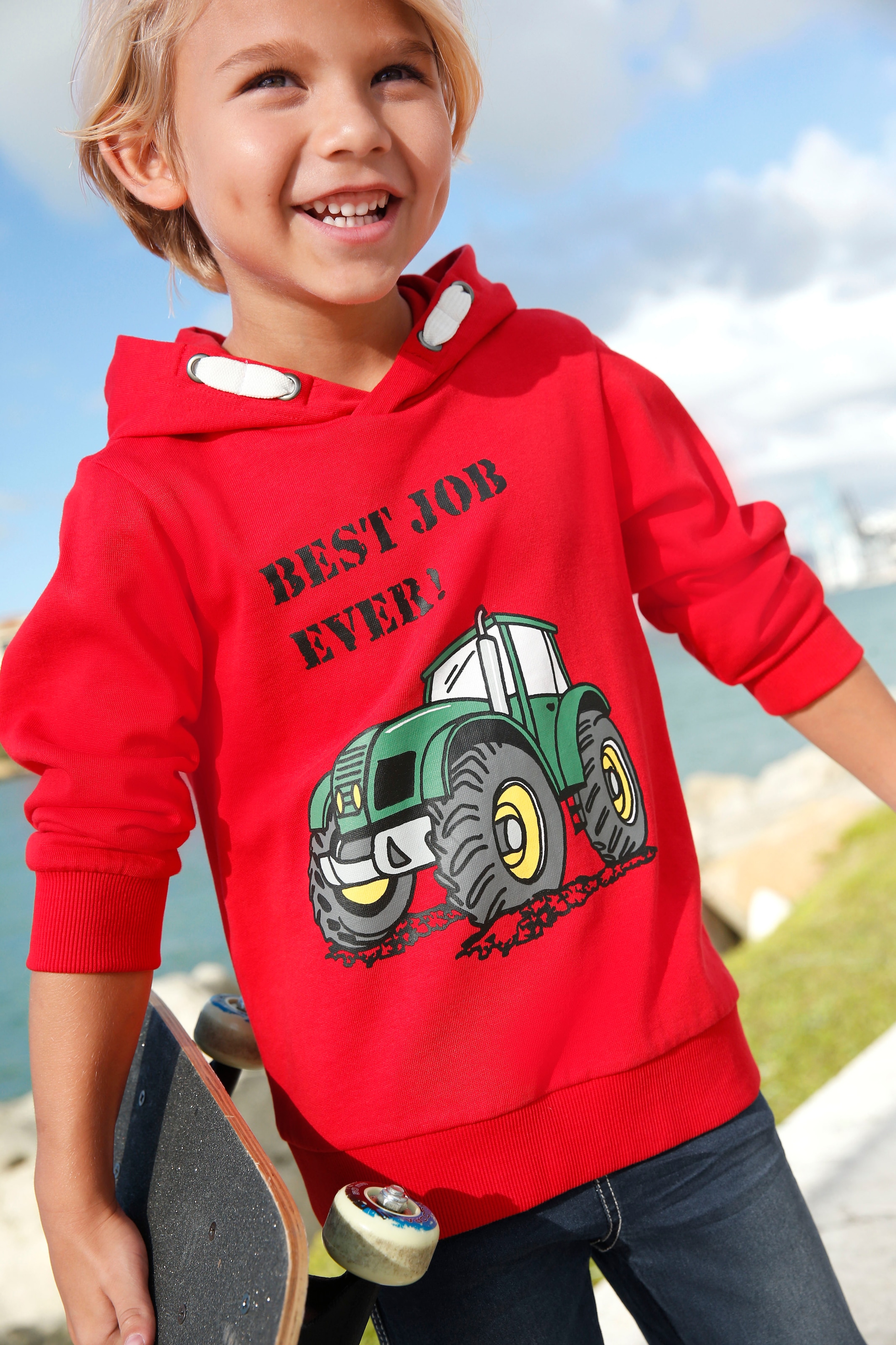 KIDSWORLD Kapuzensweatshirt »BEST JOB EVER!«