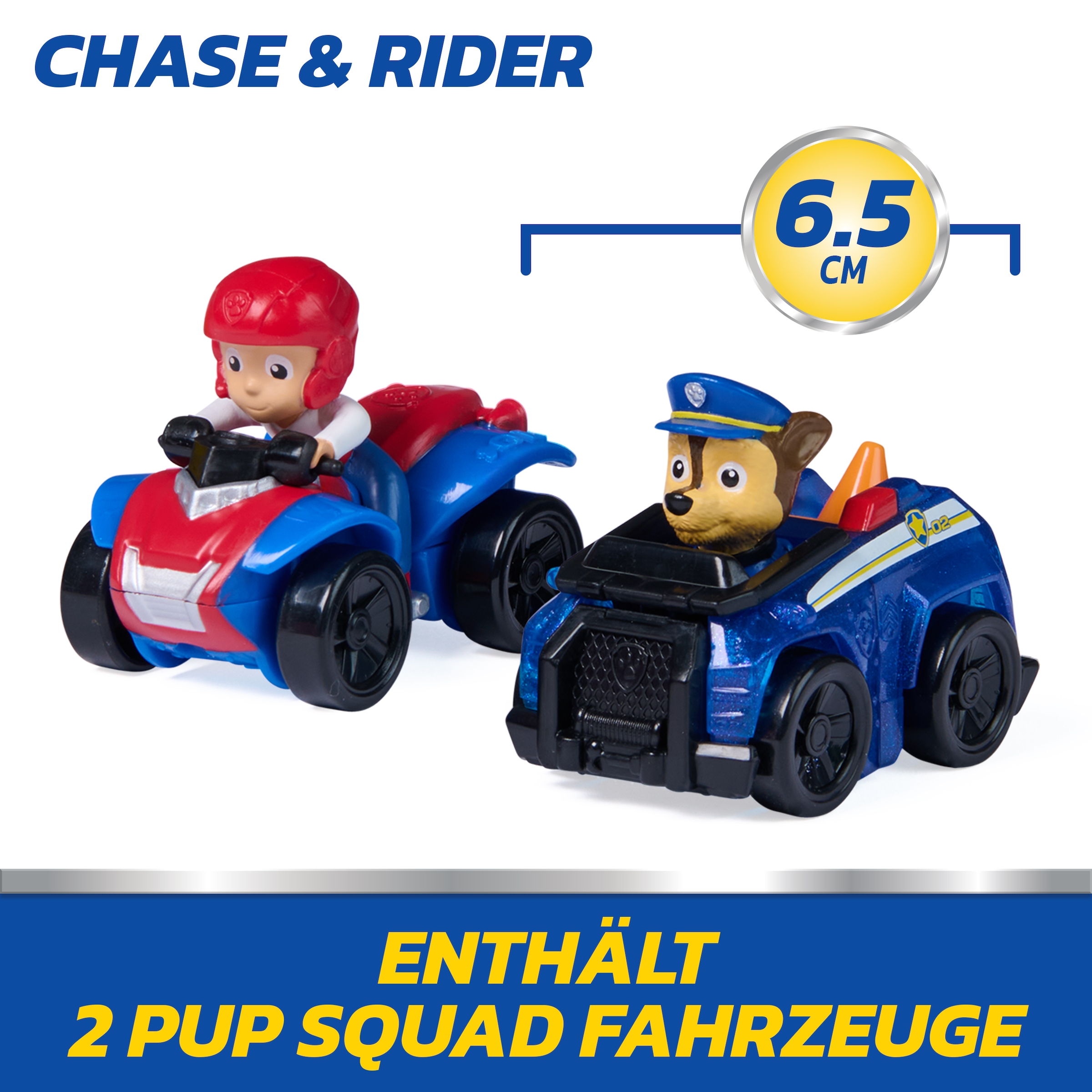 Spin Master Spielzeug-Auto »PAW Patrol – Pup Squad Launcher mit Chase und Ryder Fahrzeugen«