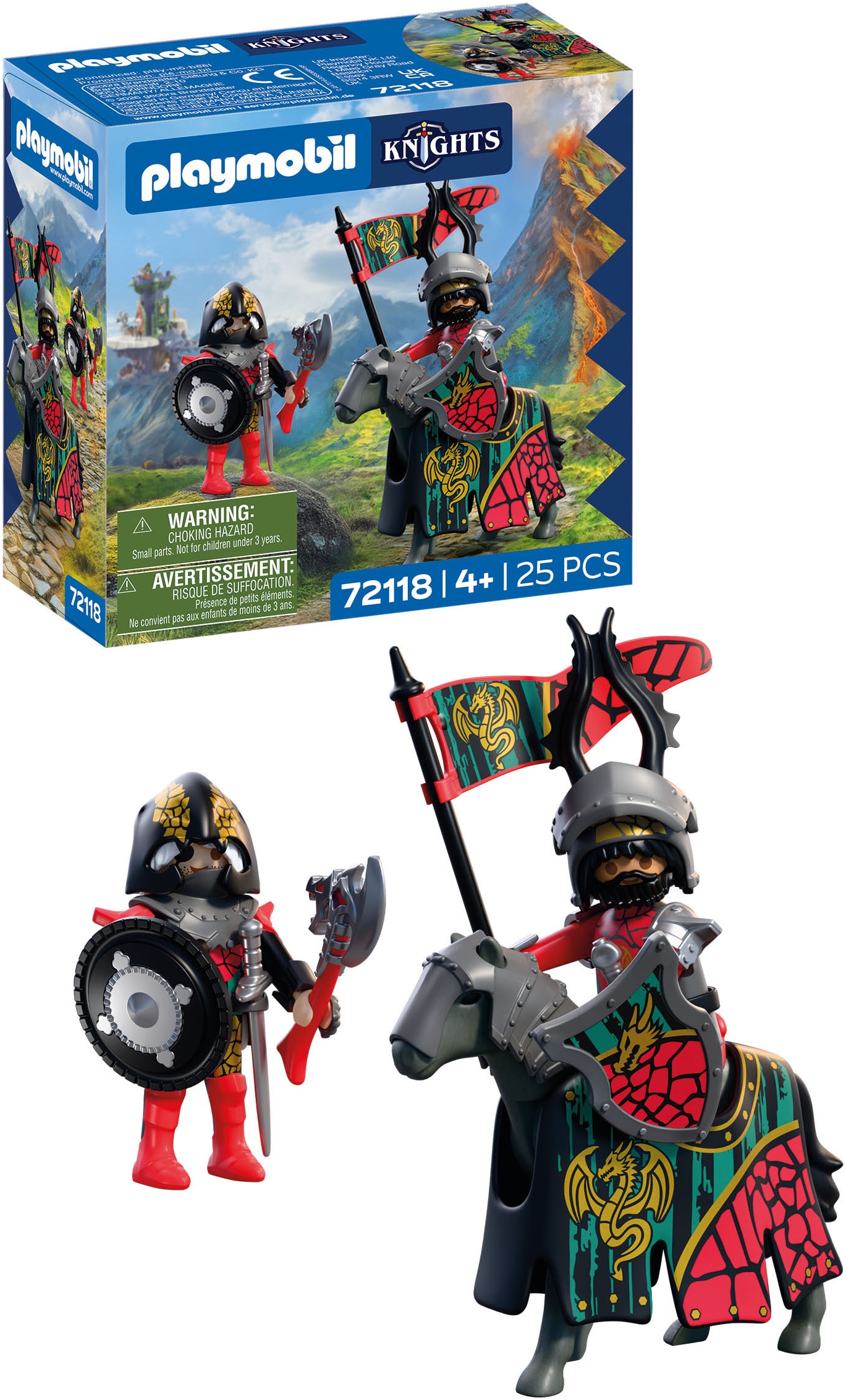 Playmobil® Konstruktions-Spielset »Anführer Drachenritter (72118), Knights« Made in Europe