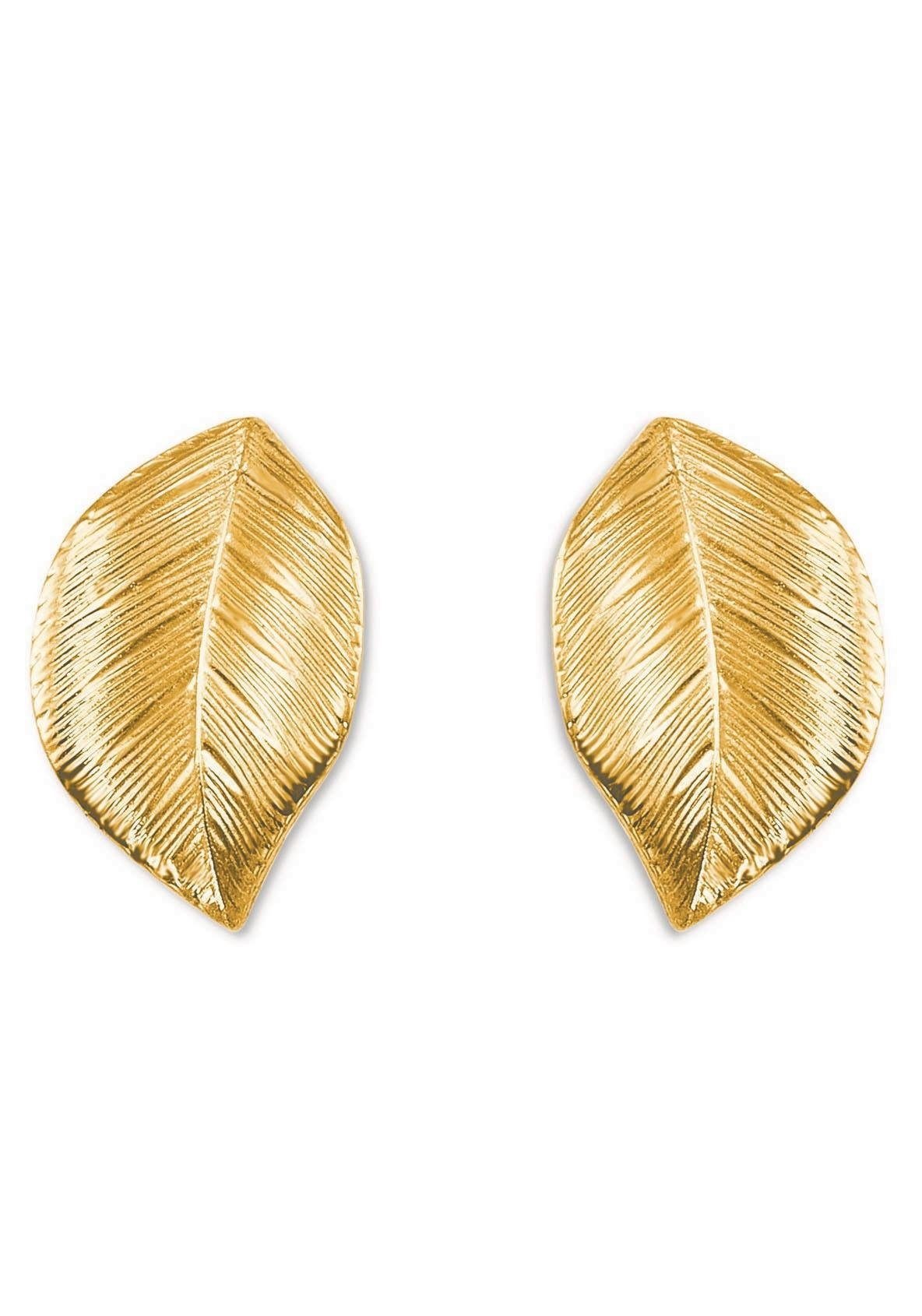 Amor Paar Ohrstecker »Blätter« Made in Germany