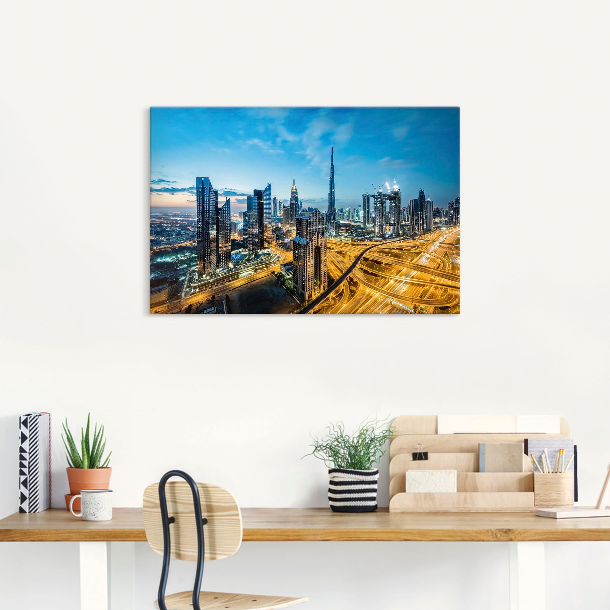 Artland Wandbild »Dubai«, Bilder von Asien, (1 St.), als Leinwandbild, Poster in verschied. Größen