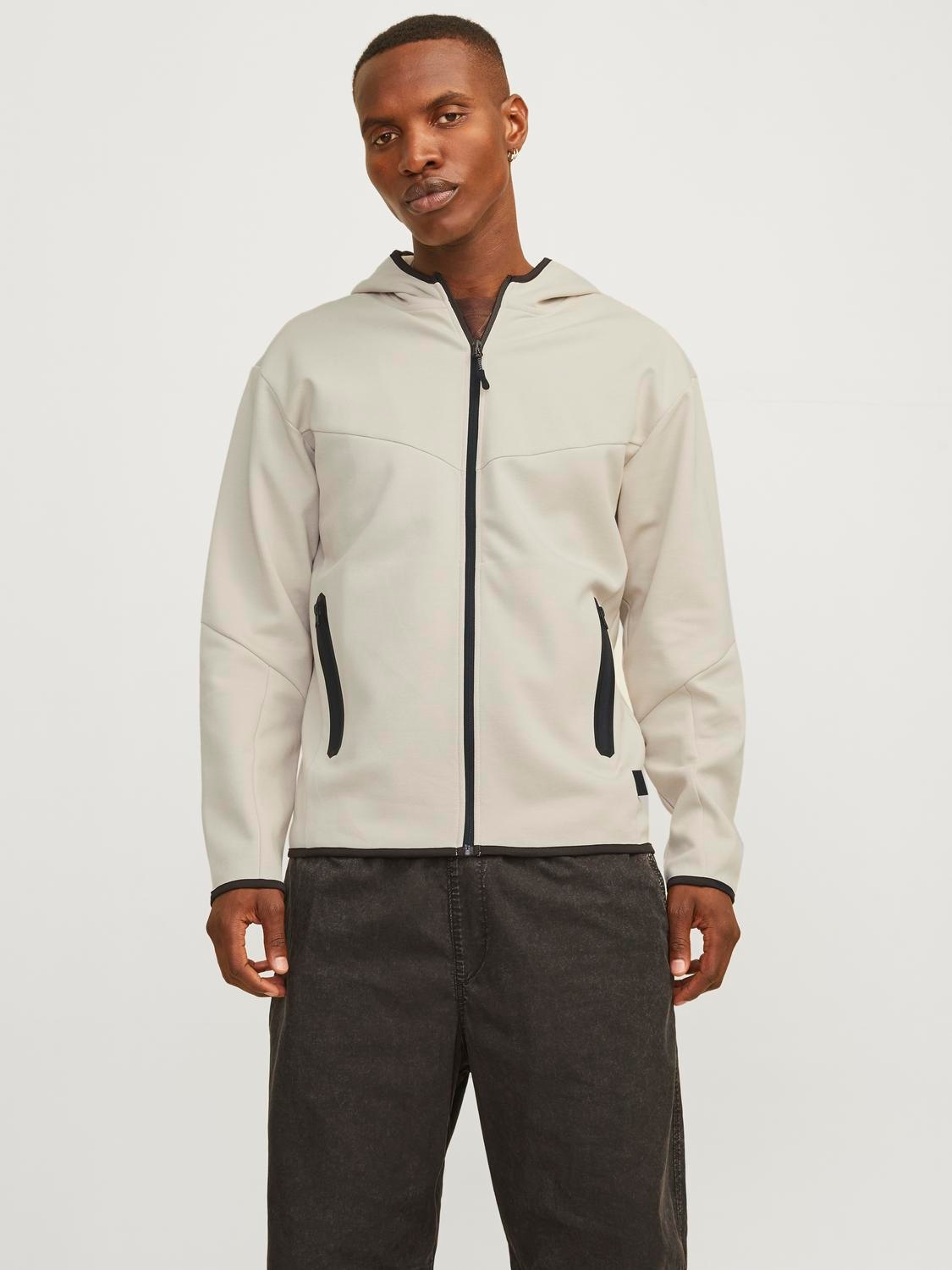 Jack & Jones Sweatjacke »JCOFUSION SWEAT ZIP HOOD NOOS«