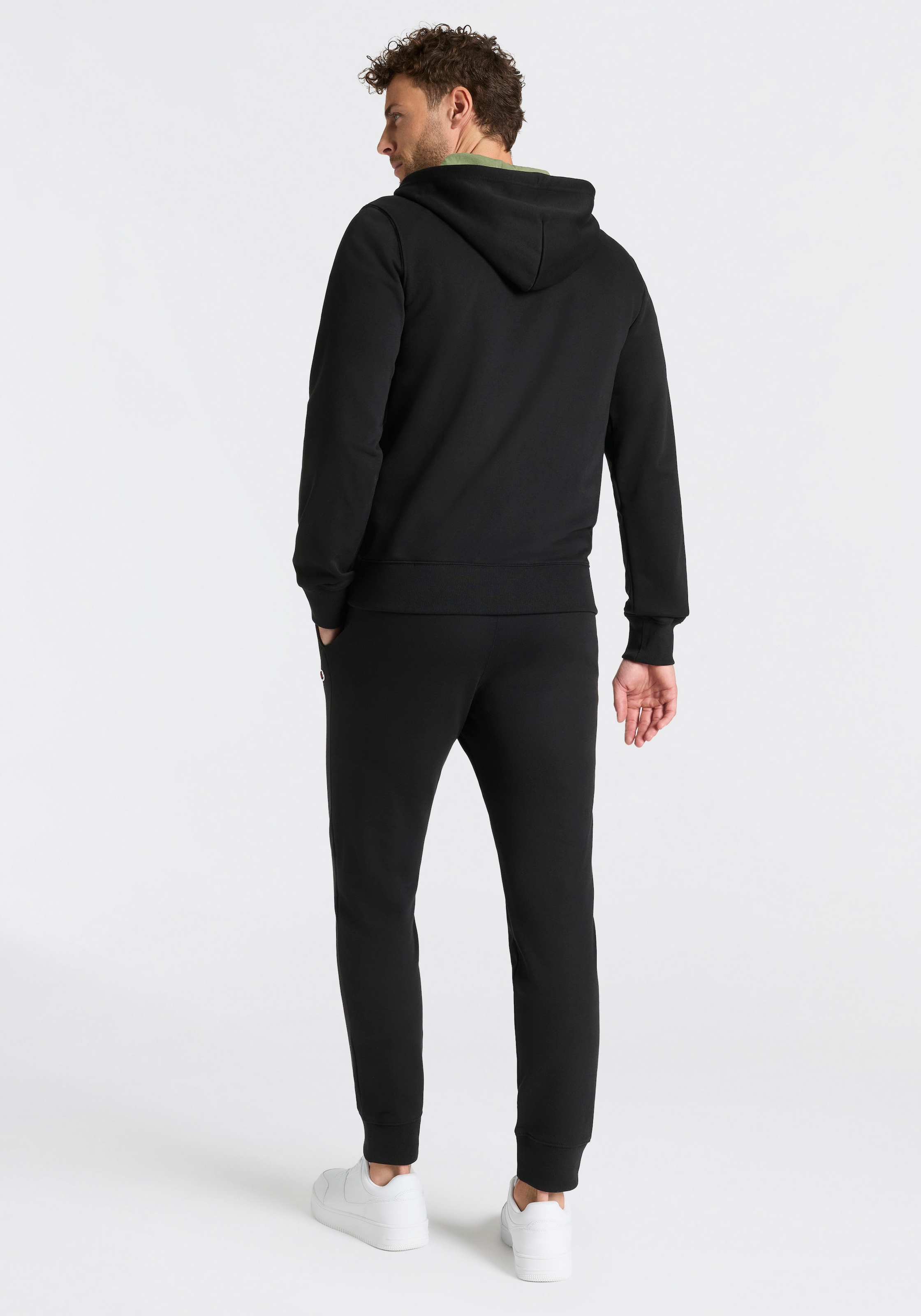 Champion Jogginganzug »Terry Hooded Full Zip Sweatshirt« 2 tlg. mit Kapuze, mit durchgehendem Reißverschluss