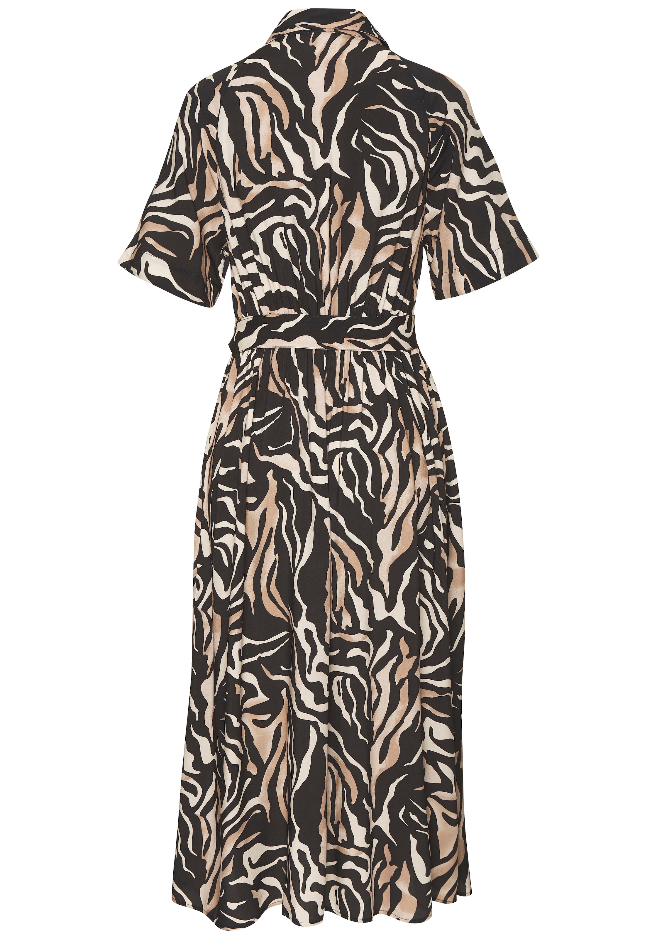 Vivance Hemdblusenkleid mit Bindegürtel,  Ohne Taschen