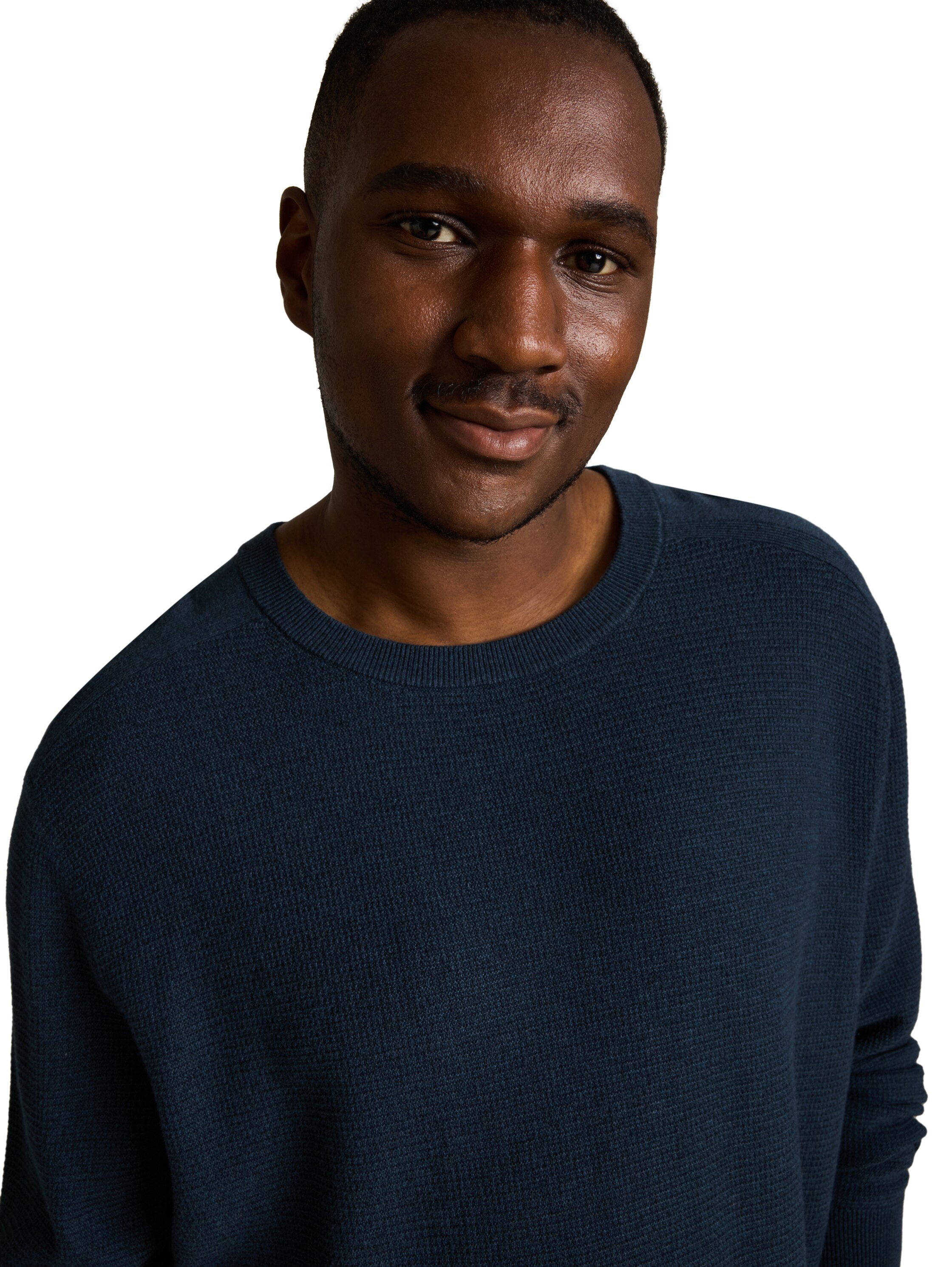 TOM TAILOR PLUS Strickpullover mit Rundhals / Große Größen