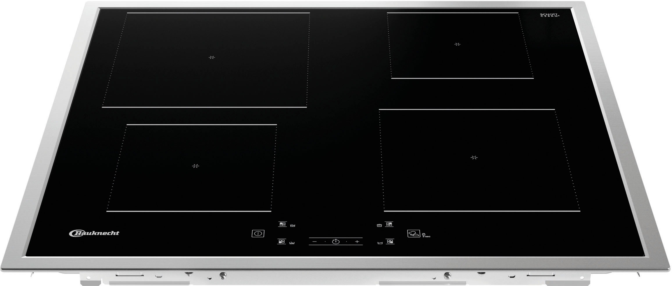 BAUKNECHT Backofen-Set »BAR2 KH8V2 IN«, mit 2-fach-Teleskopauszug, Hydrolyse, PowerHeißluft