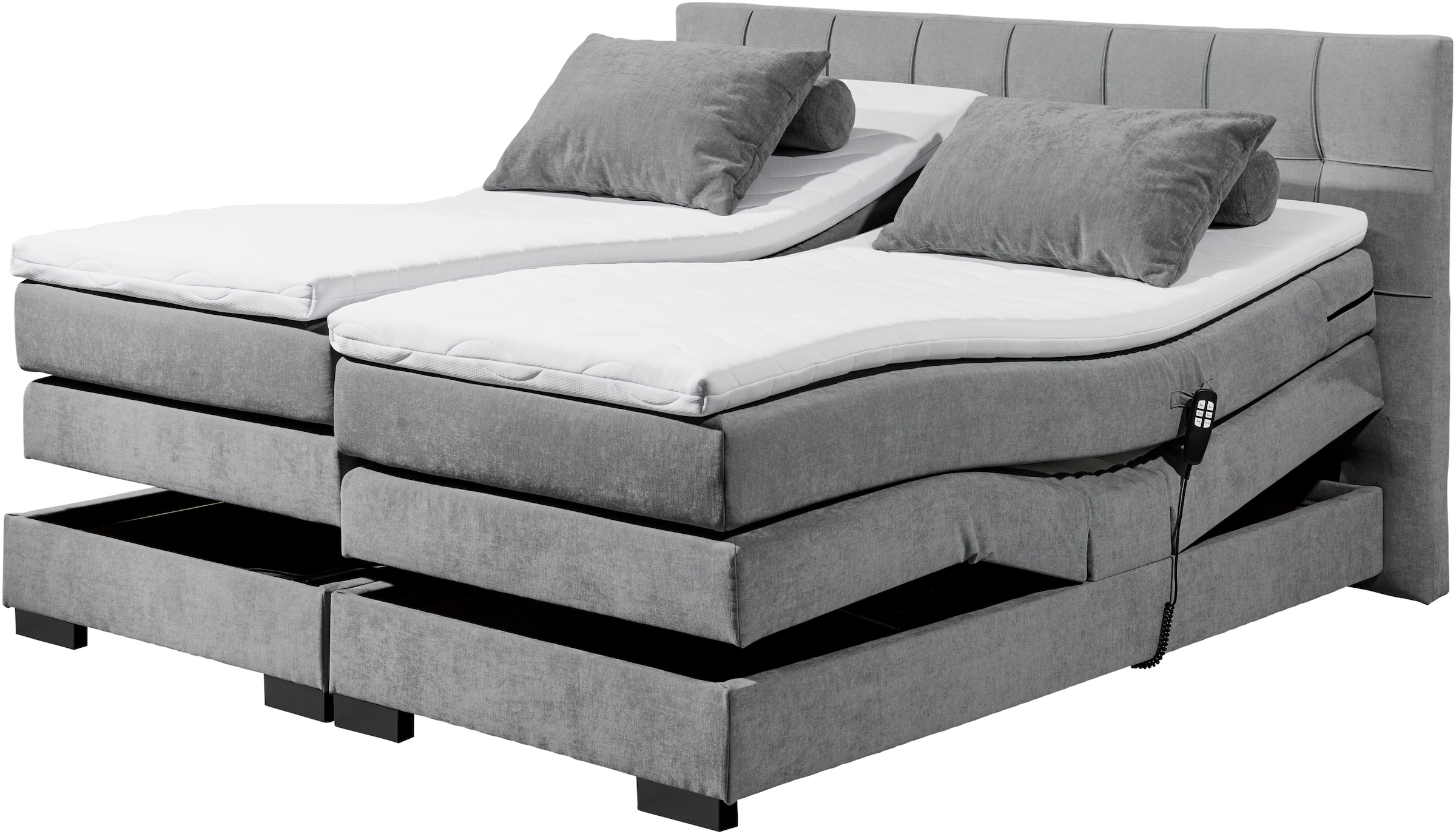 ED EXCITING DESIGN Boxspringbett »Talena« inkl. Motor und Topper
