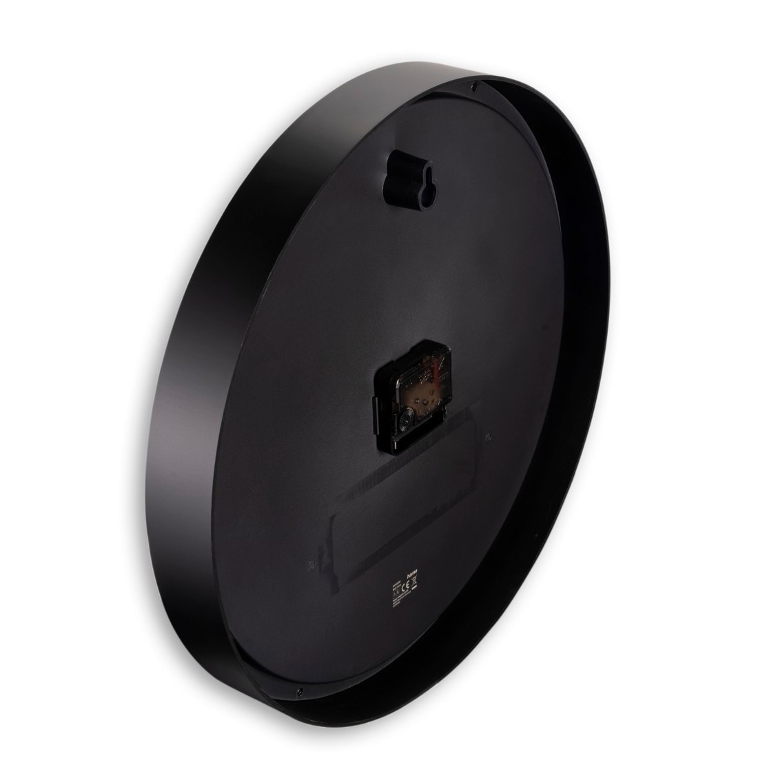 Hama Wanduhr »Uhr "Aruba", Ø 40 cm, ohne Ticken, Schwarz« geräuscharm