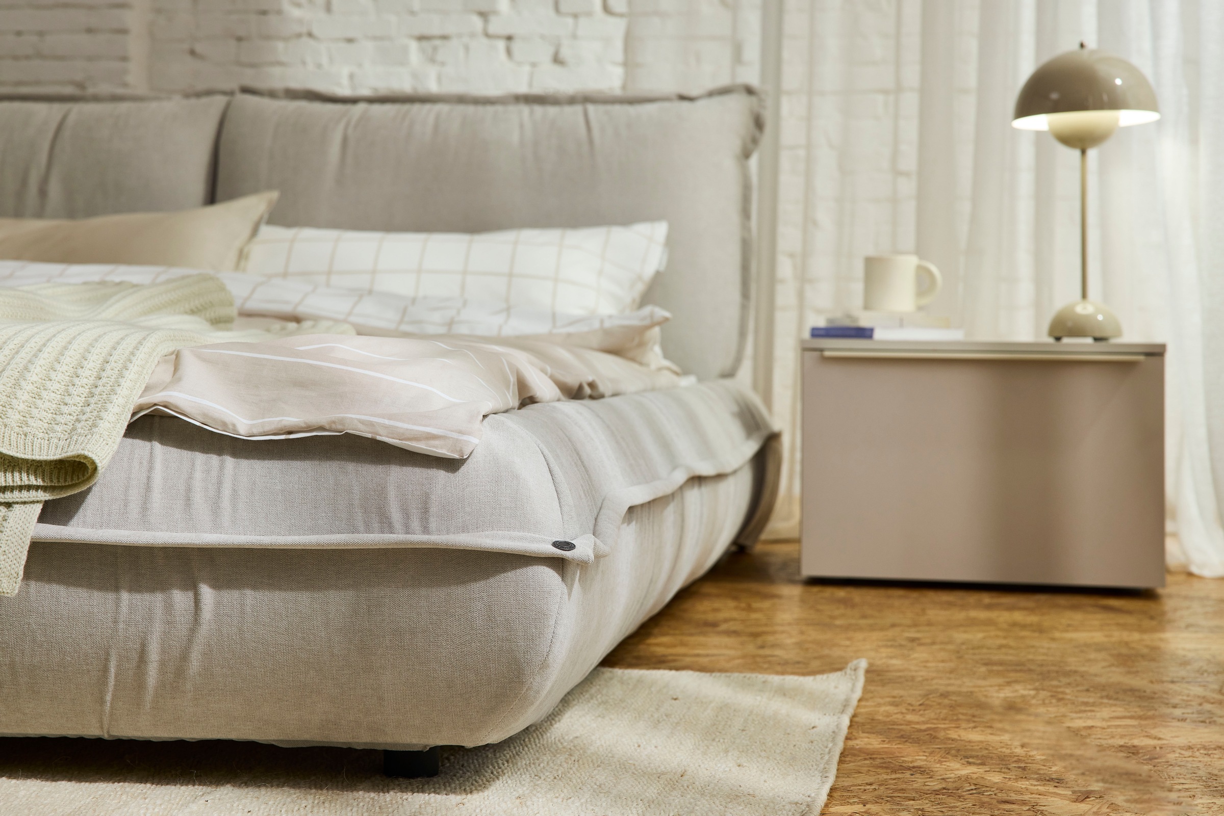 TOM TAILOR HOME Nachtkommode »COLOR PUZZLE - Schublade mit farbigem Griff« Nachttisch mit Schublade, Softclose