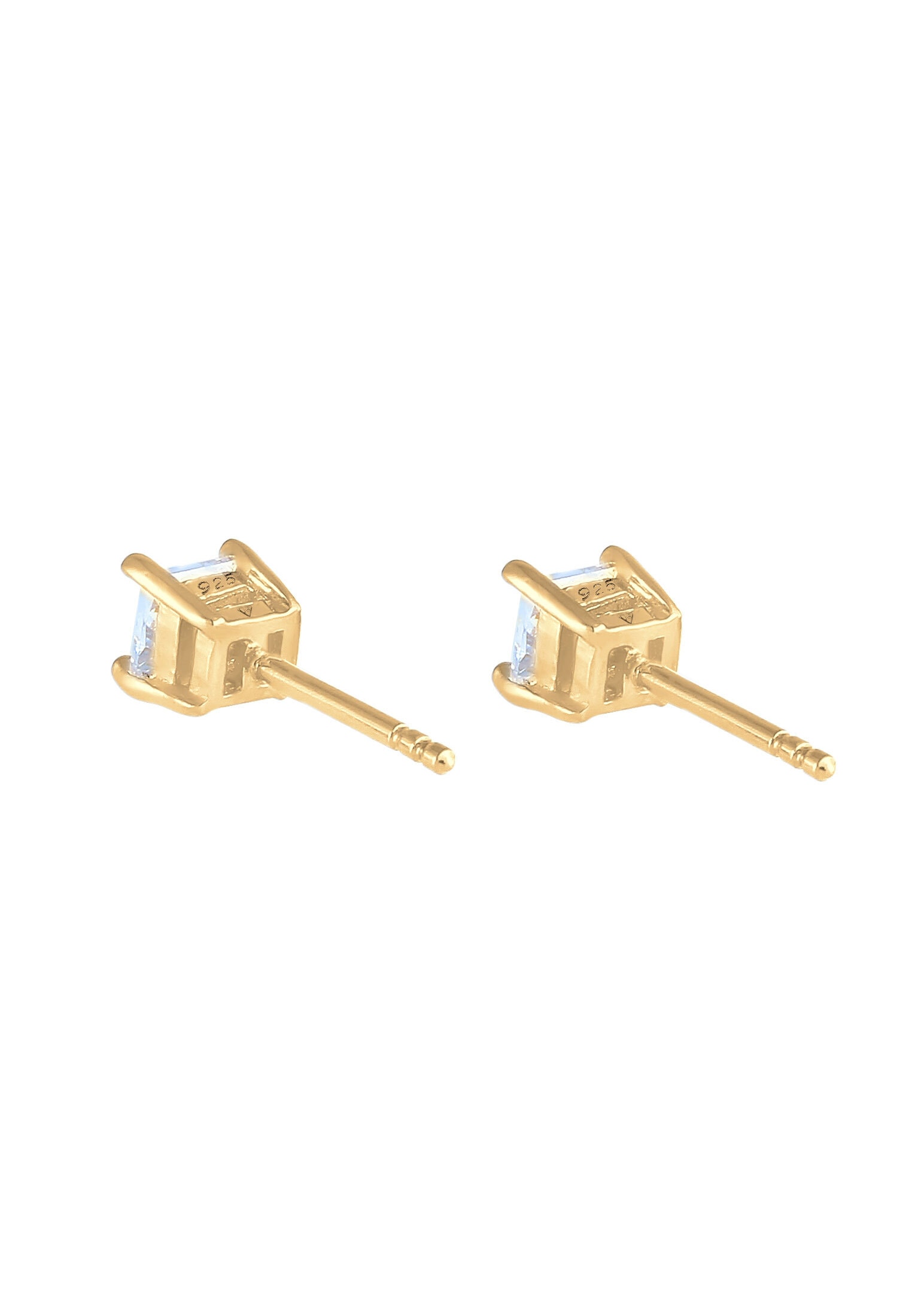 Kuzzoi Paar Ohrstecker »Ohrringe Stecker Quadratisch Zirkonia 925 Silber«