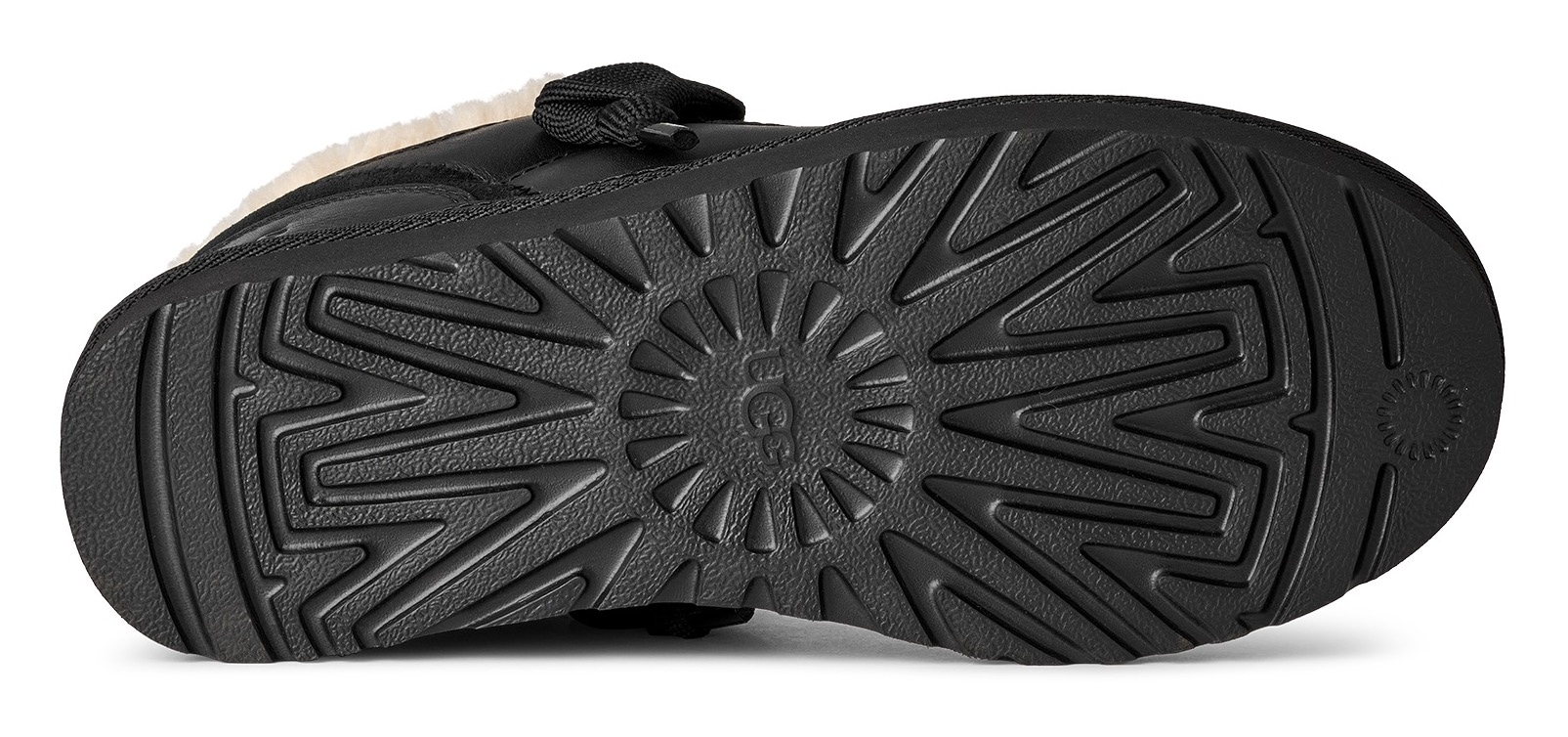 UGG Sneaker »LOWMEL LTHR«, Midcut Sneaker, Schnürschuh mit Anziehlasche