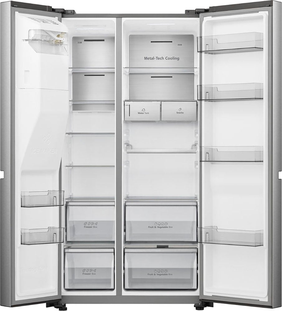 Hisense Side-by-Side »RS818N4TIC«, MetalCooling