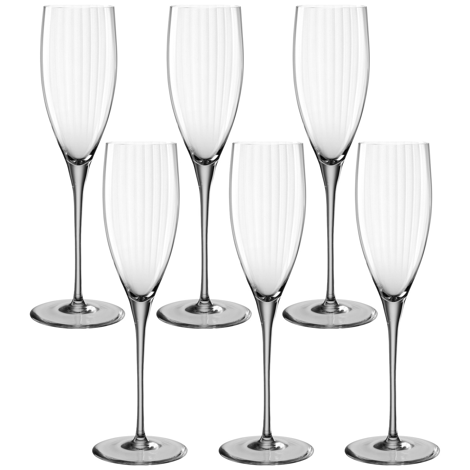 LEONARDO Sektglas »POESIA«, (Set, 6 tlg.), 250 ml, 6-teilig