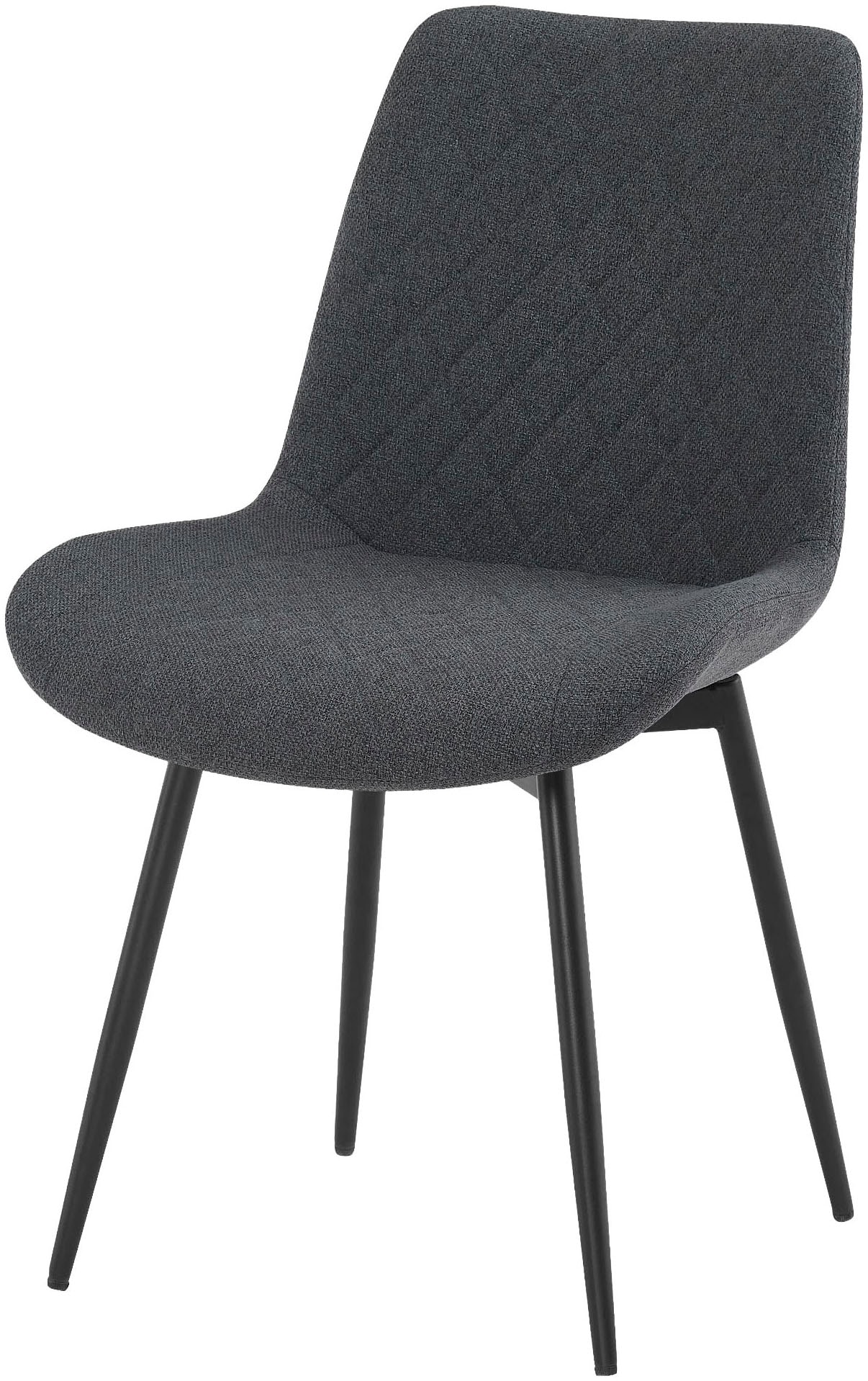 OTTO home 1100000002199 »Juniper, Set, 5-tlg.« Set, 5 tlg. Tisch 140x80cm in Sinterstein-Keramikoptik mit 4 Stühlen, 360° drehbar