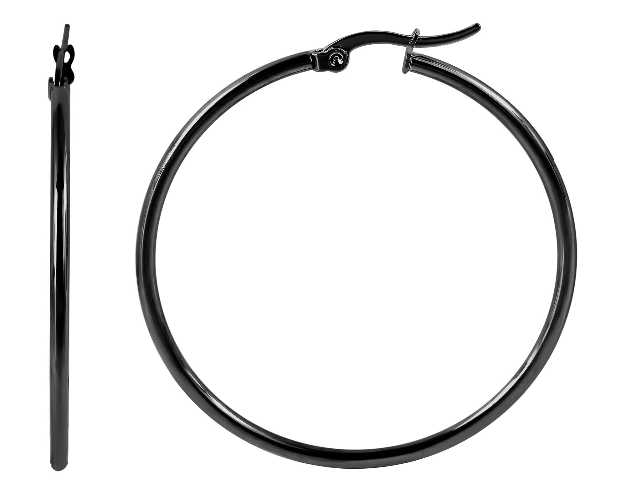 Adelia´s Paar Creolen »Damen Ohrringe ¿ Creole aus Edelstahl«