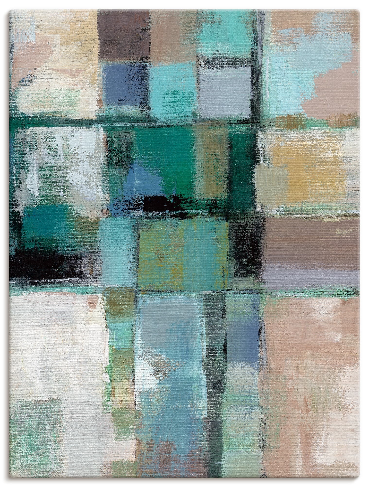 Artland »Inselfarben II« Muster 1 Stk. tlg. auf Holzrahmen gespannt